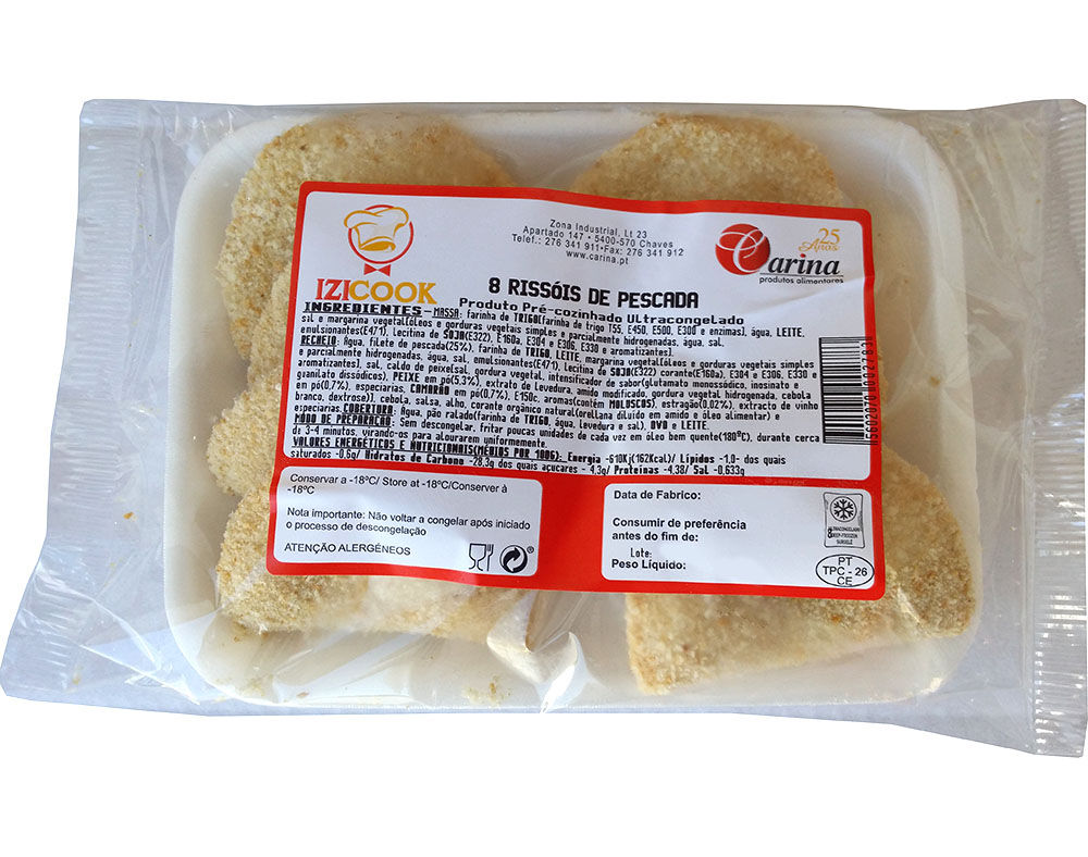 RISSOIS IZICOOK DE PESCADA 8UN 260G image number 0