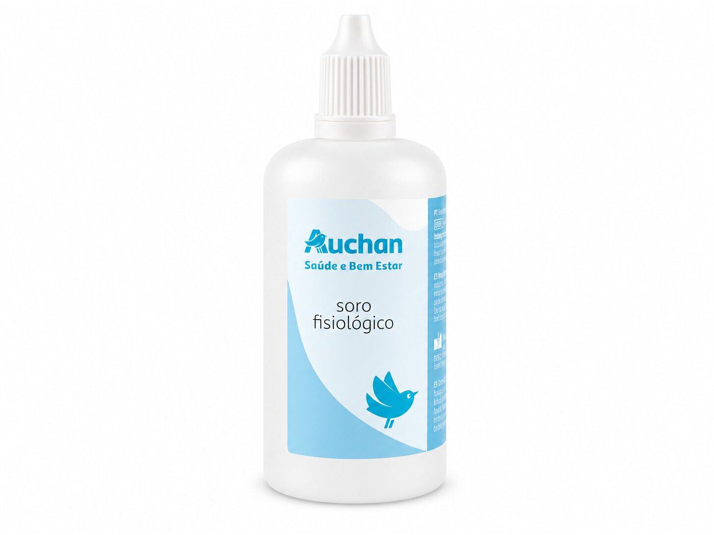 SORO FISIOL&Oacute;GICO AUCHAN SA&Uacute;DE E BEM ESTAR 100ML image number 0