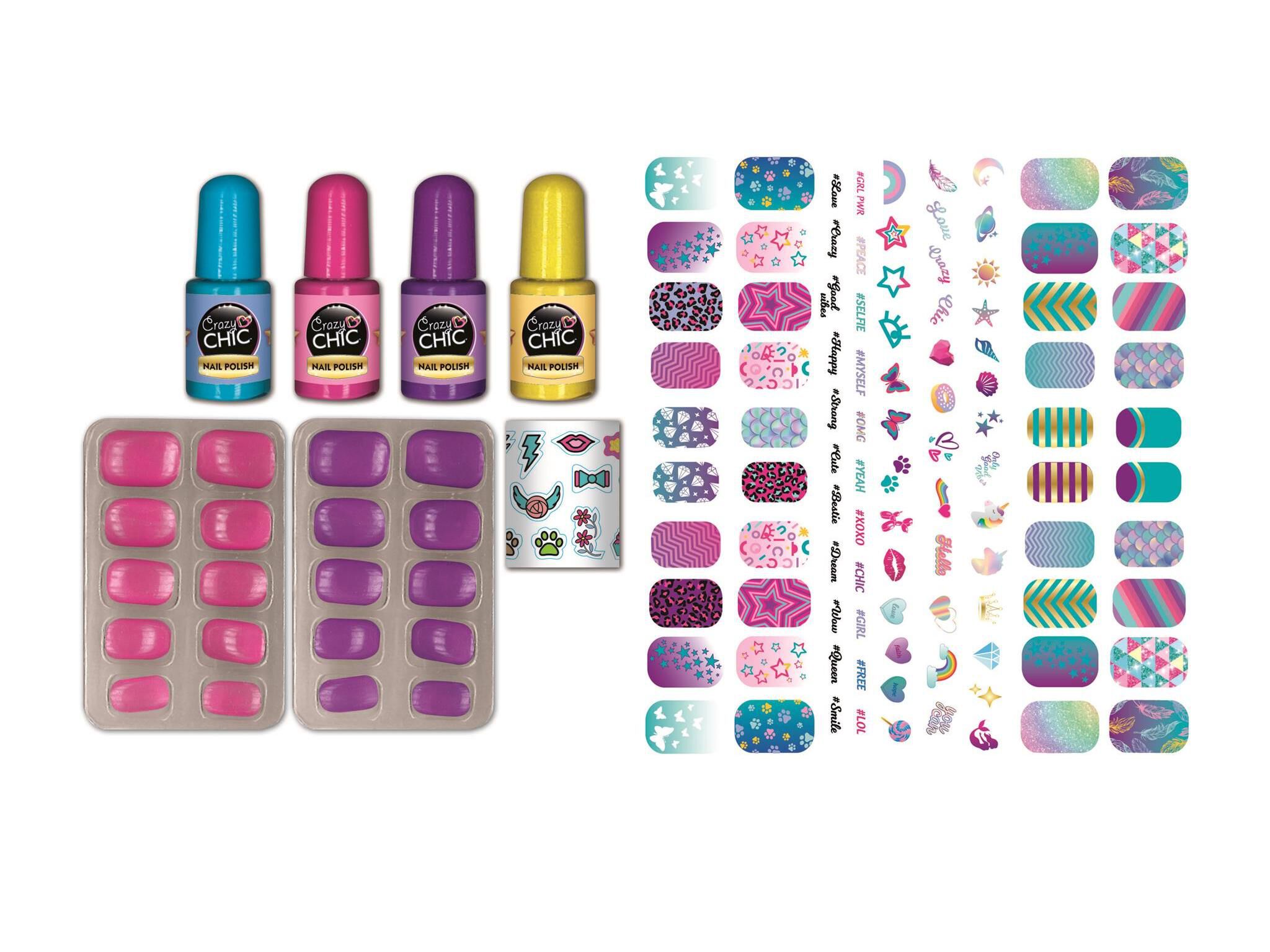 UNHAS FLUORESCENTES CRAZY CHIC CLEMENTONI image number 1