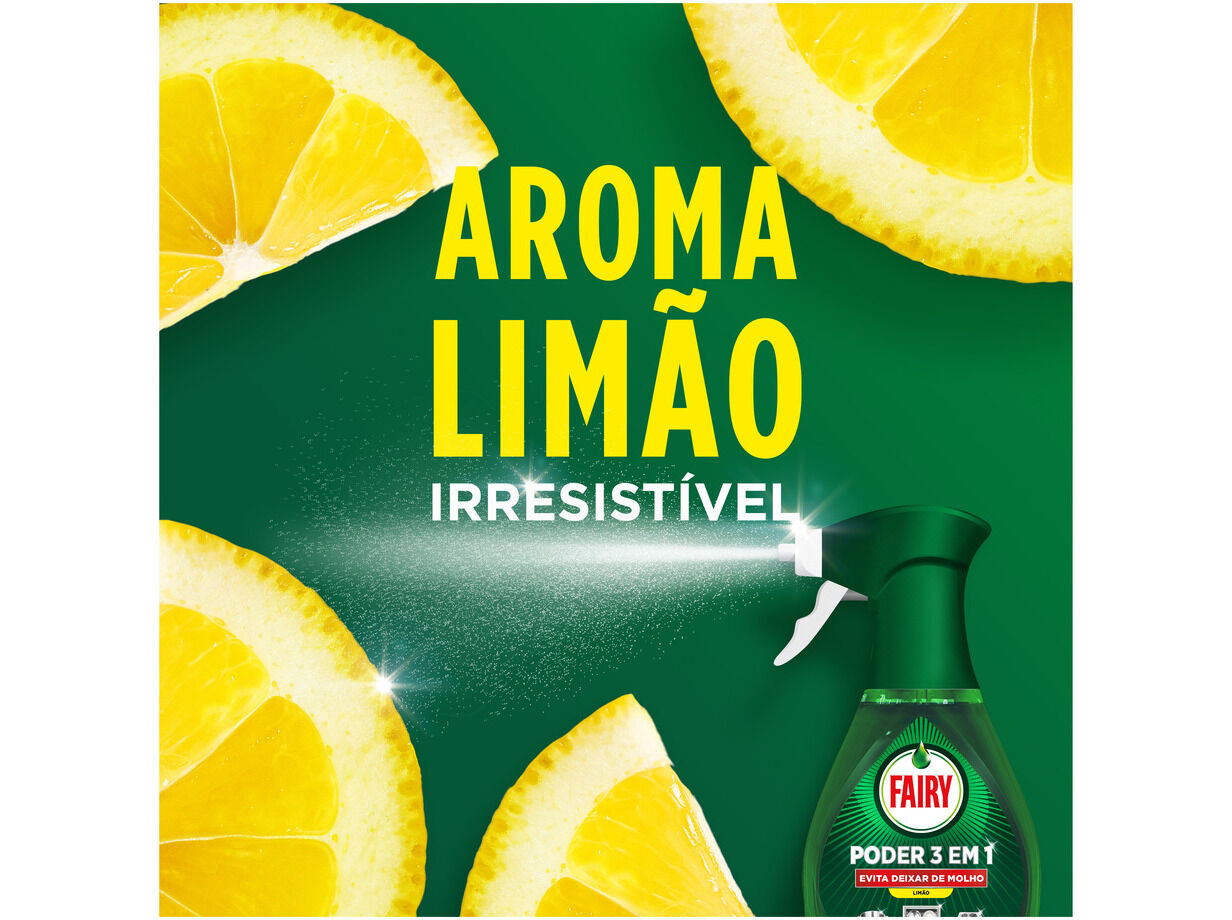 DETERGENTE LOI&Ccedil;A MANUAL FAIRY SPRAY LIM&Atilde;O 500ML image number 5