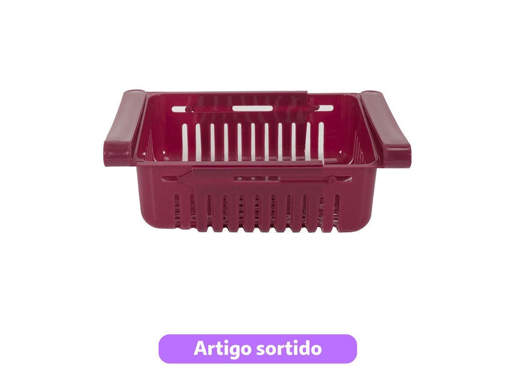 ORGANIZADOR EXTENS&Iacute;VEL PARA FRIGOR&Iacute;FICO CORES SORTIDAS