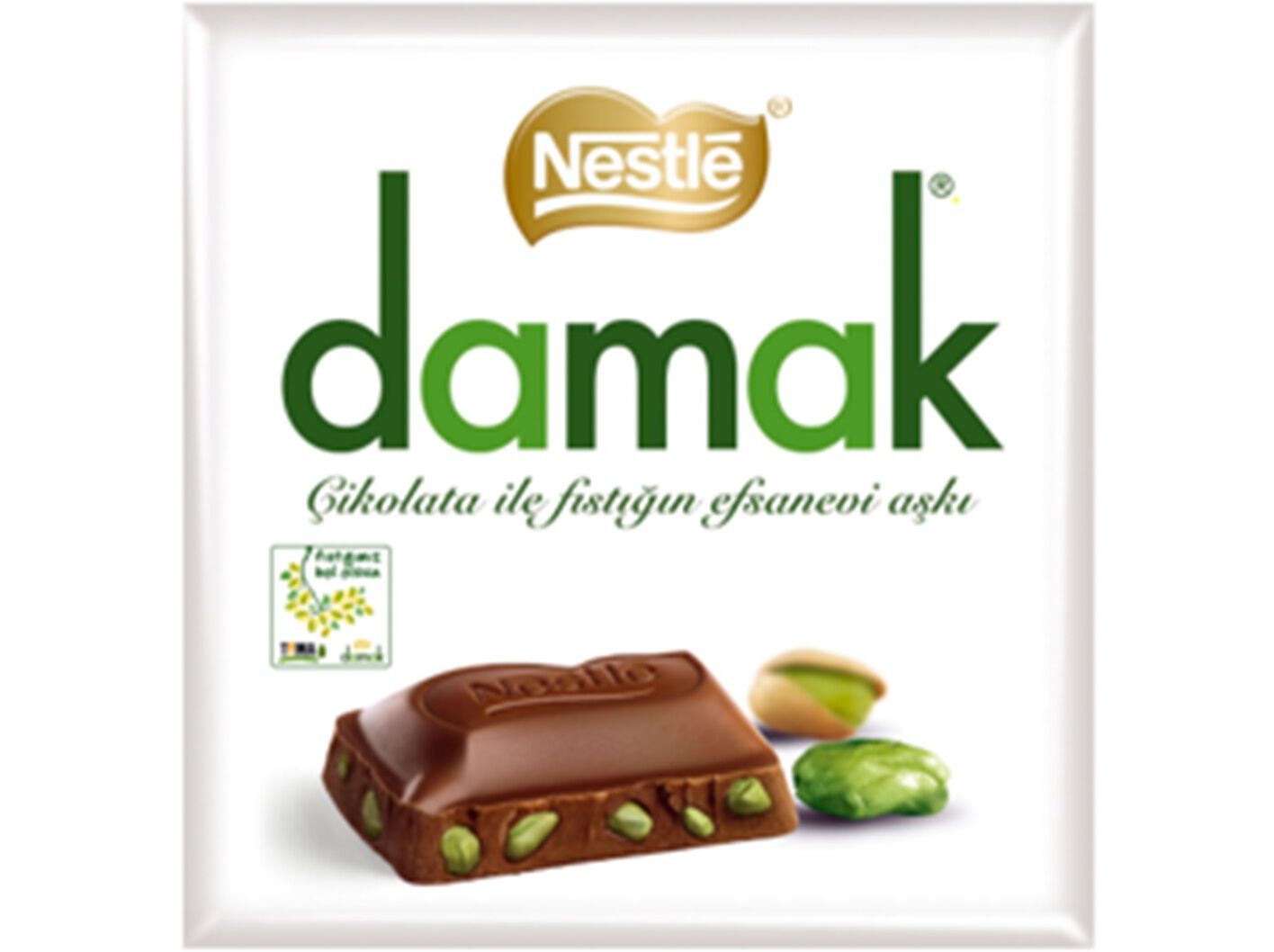 TABLETE CHOCOLATE LEITE NESTL&Eacute; DAMAK PIST&Aacute;CIO 60G image number 1