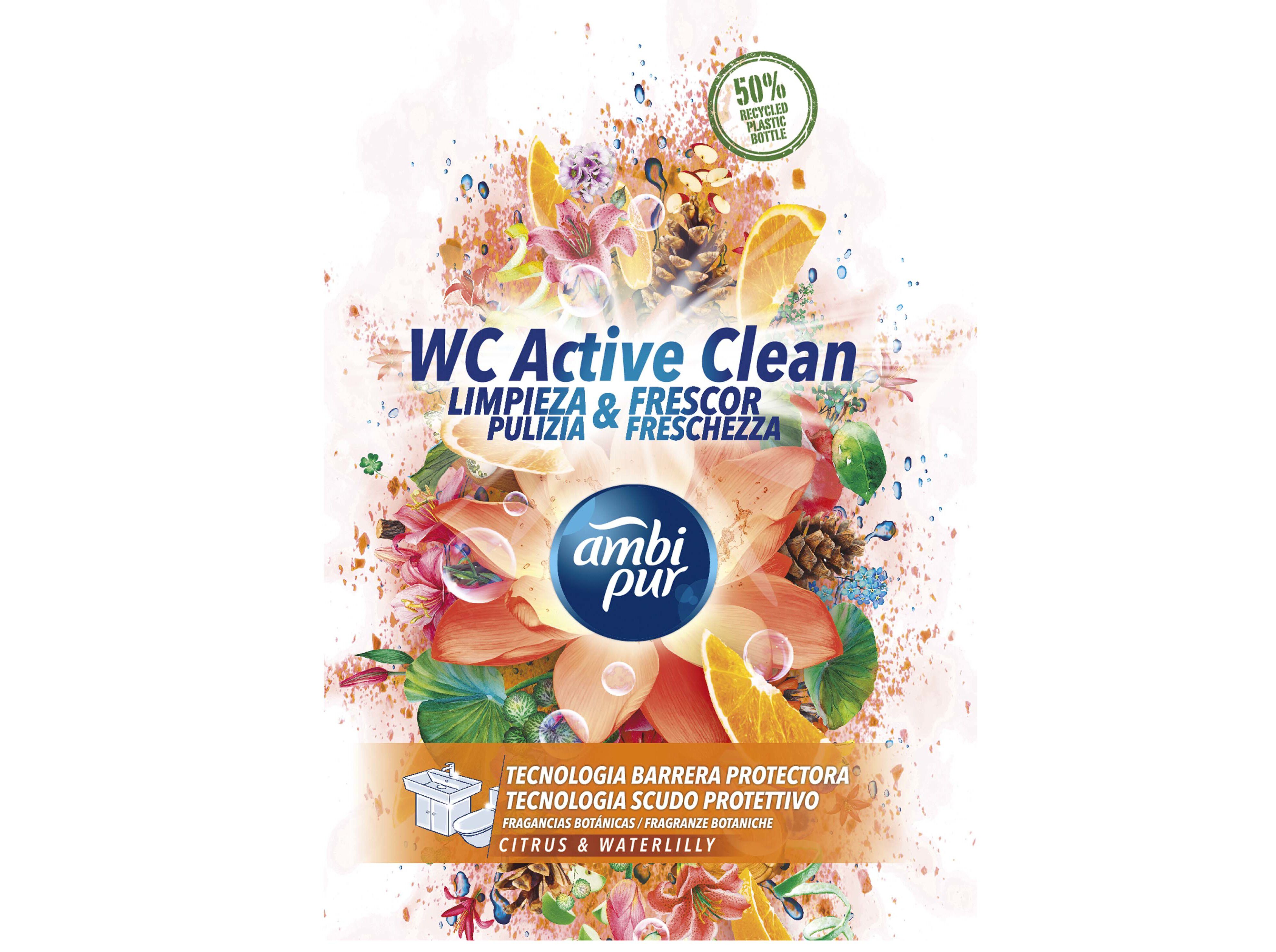 LIMPEZA CASA BANHO AMBIPUR SPRAY CITRUS&WATERLILY 750ML image number 1