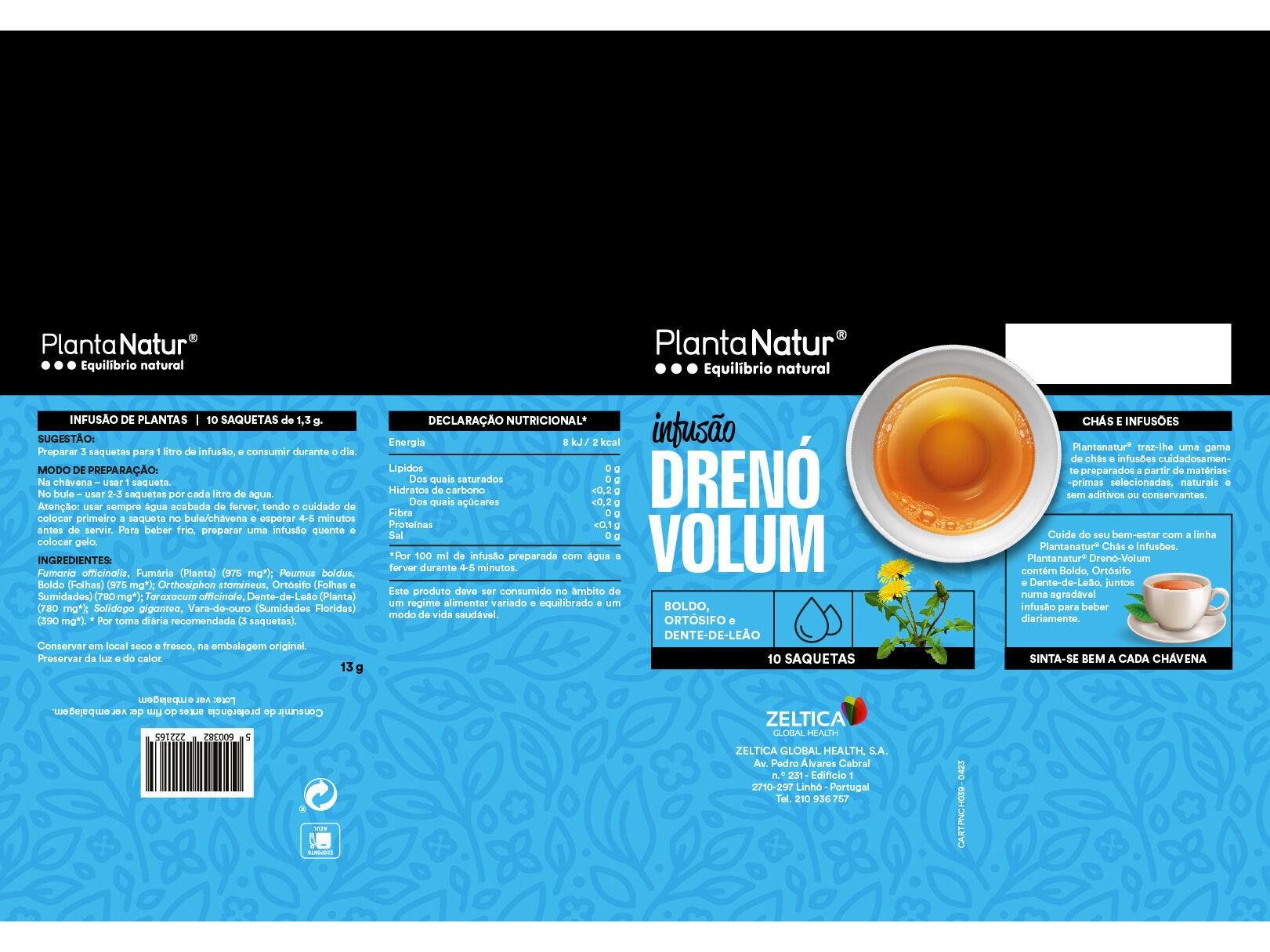 CH&Aacute; PLANTANATUR DRENO VOLUME 10 SAQ image number 1