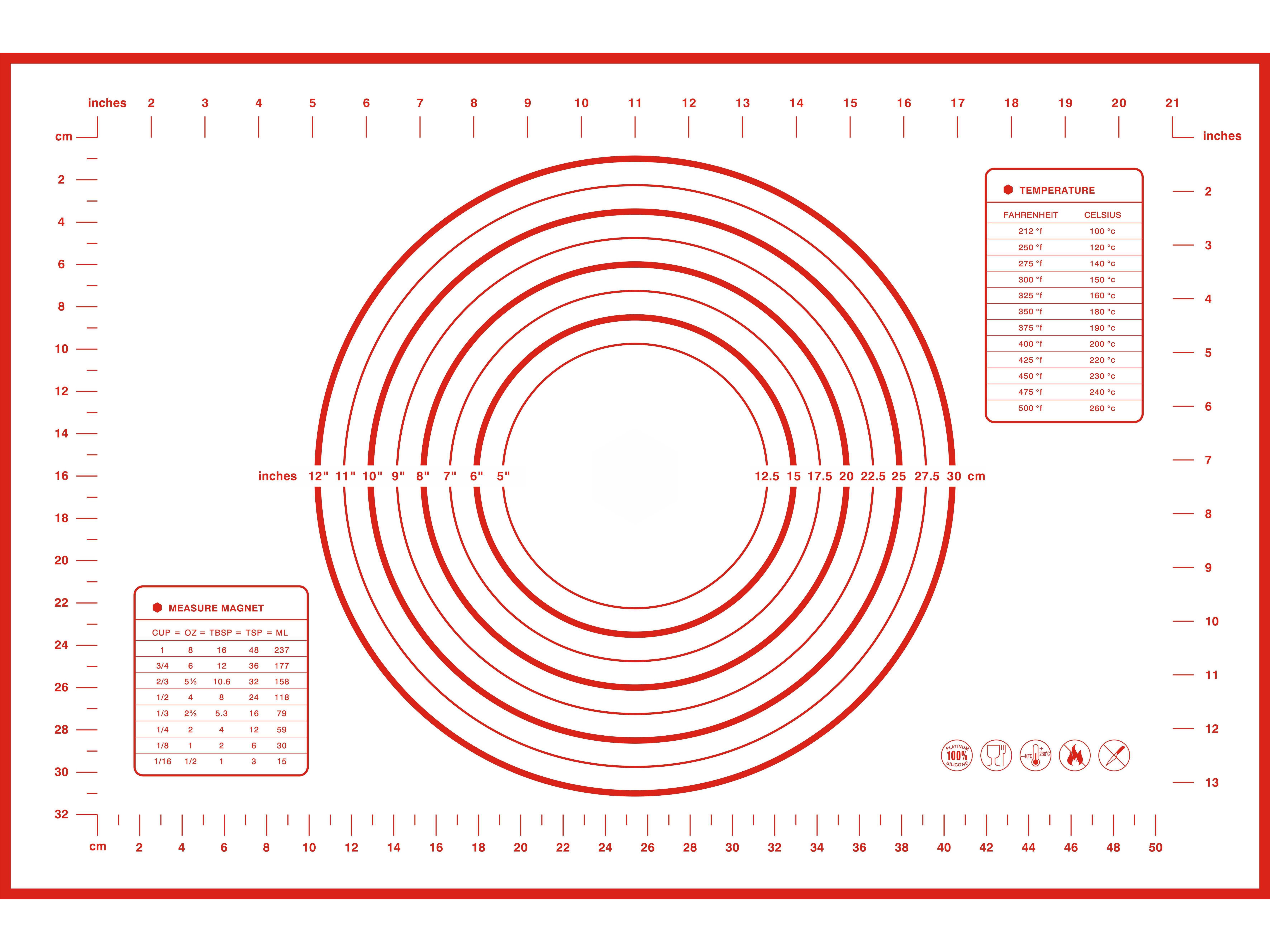 TAPETE PASTELARIA ACTUEL PL&Aacute;STICO 60X40CM image number 0