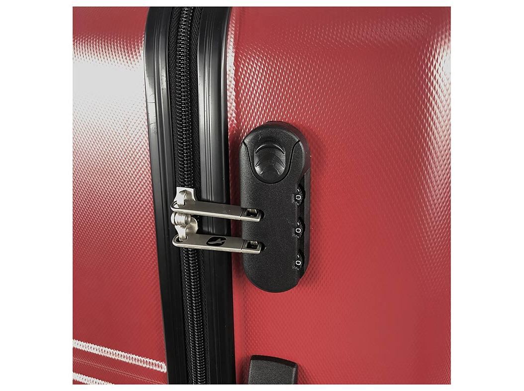 MALA DE VIAGEM GRANDE R&Iacute;GIDA AIRPORT VERMELHO 4 RODAS 70CM image number 5
