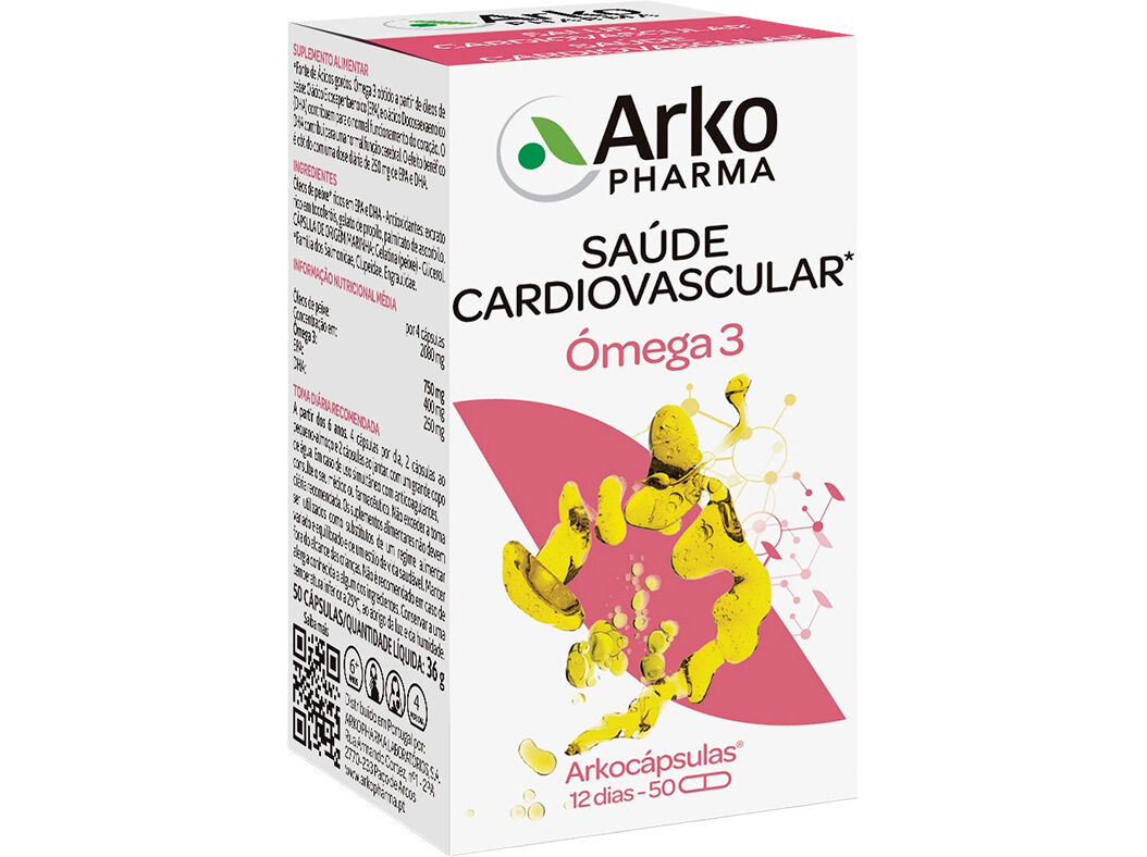 SUPLEMENTO ARKOPHARMA OMEGA 3 50 CAPSULAS image number 0
