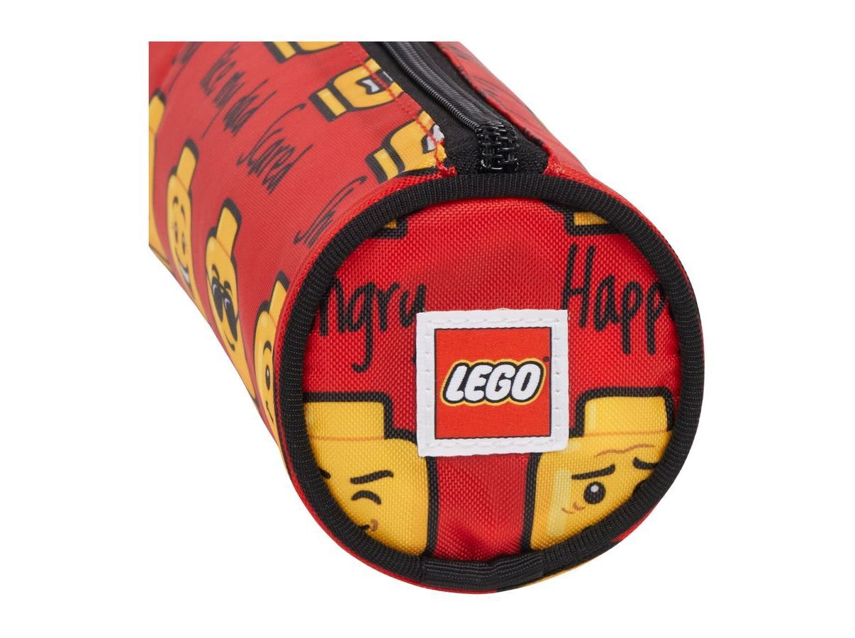 ESTOJO LEGO MINIFIGURES VERMELHO 7X7X22CM image number 1