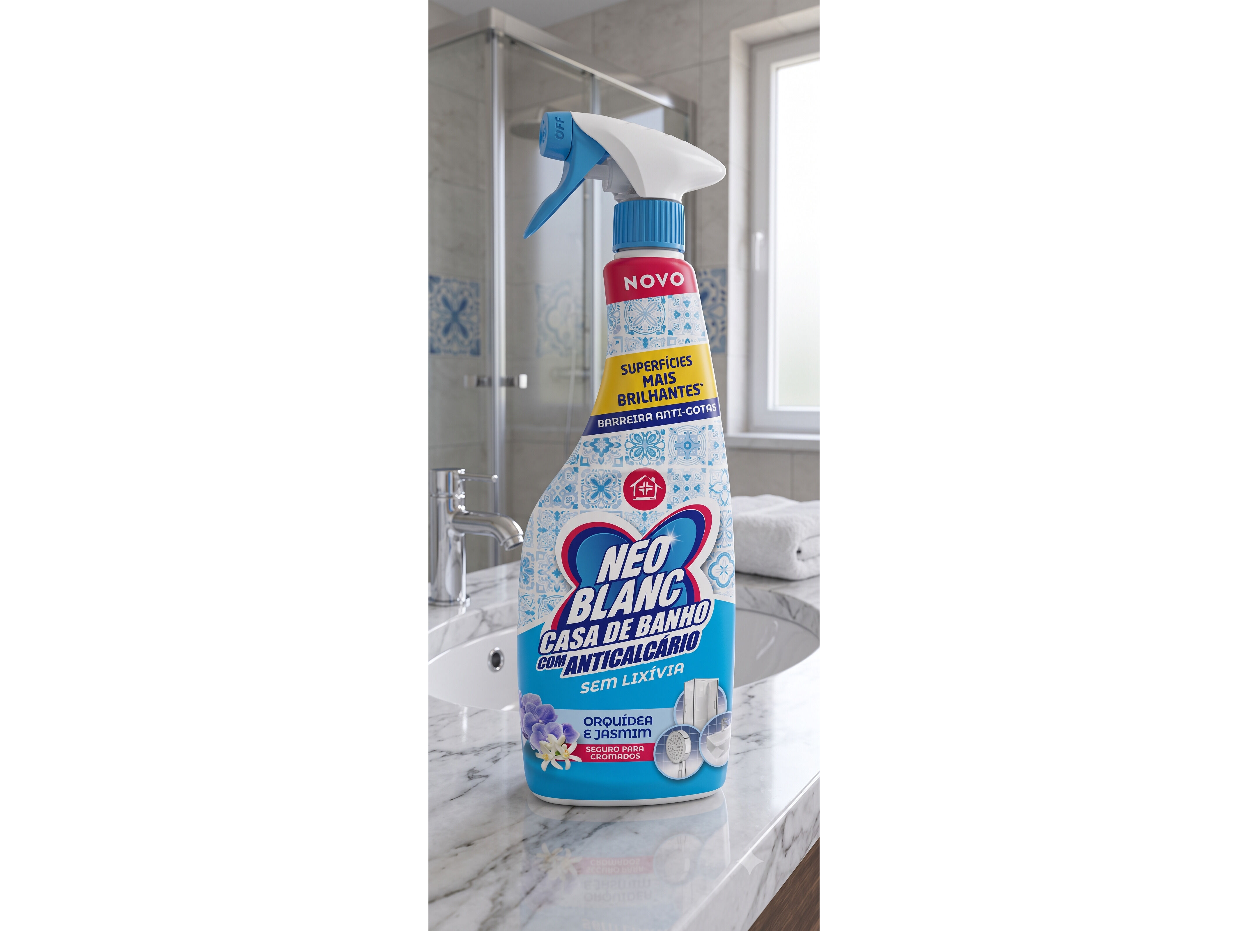 LIMPEZA WC NEOBLANC SPRAY ANTICALCARIO 650ML image number 1