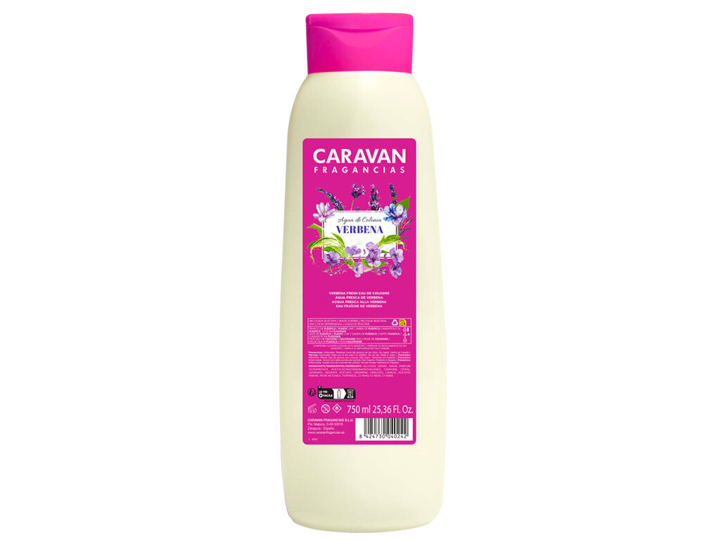 &Aacute;GUA DE COL&Oacute;NIA CARAVAN VERBENA 750ML