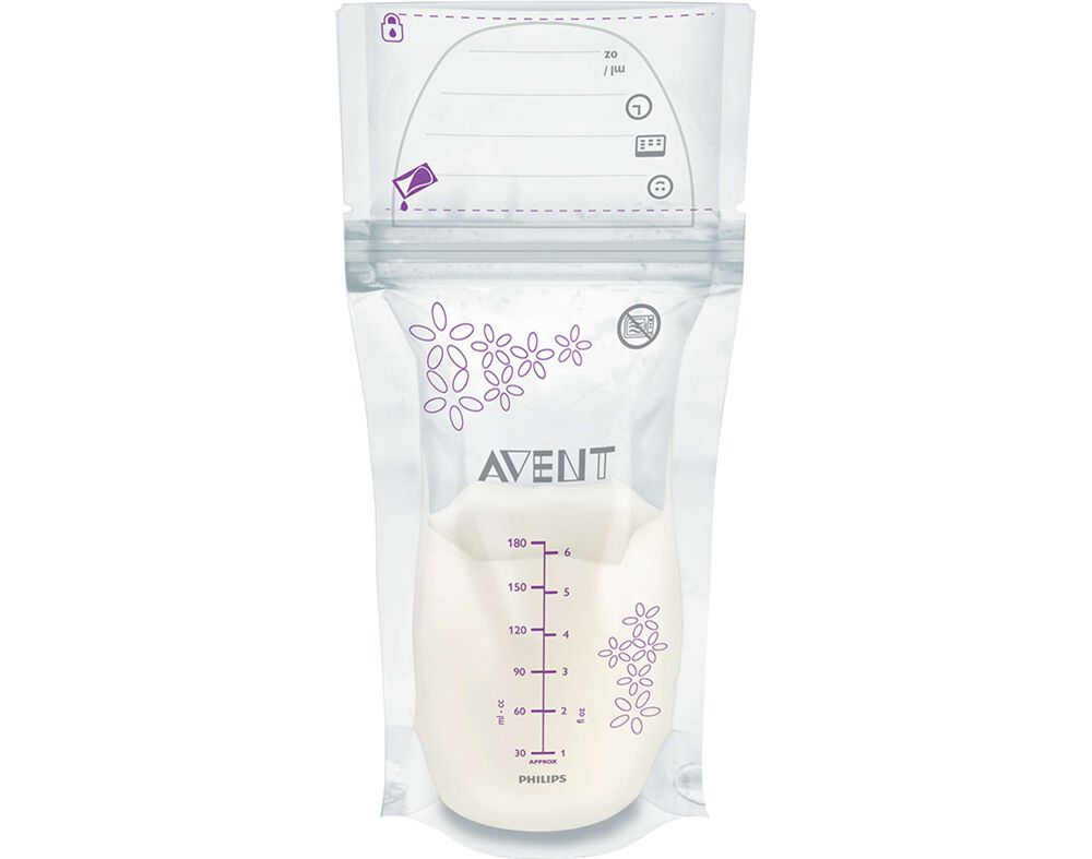 SACOS AVENT ARMAZENAMENTO LEITE 180ML 25UN
