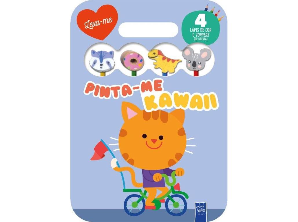 LIVRO LEVA-ME PINTA-ME KAWAII image number 0