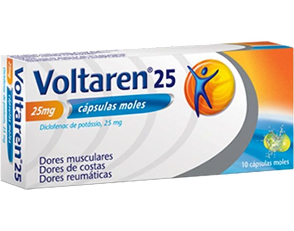 C&Aacute;PSULAS VOLTAREN MOLES 25MG 20UN