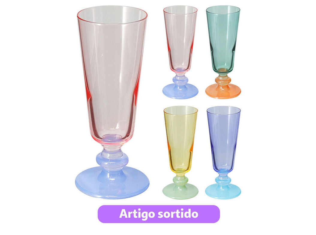 FLUTE 2 TONS 180ML CORES SORTIDAS