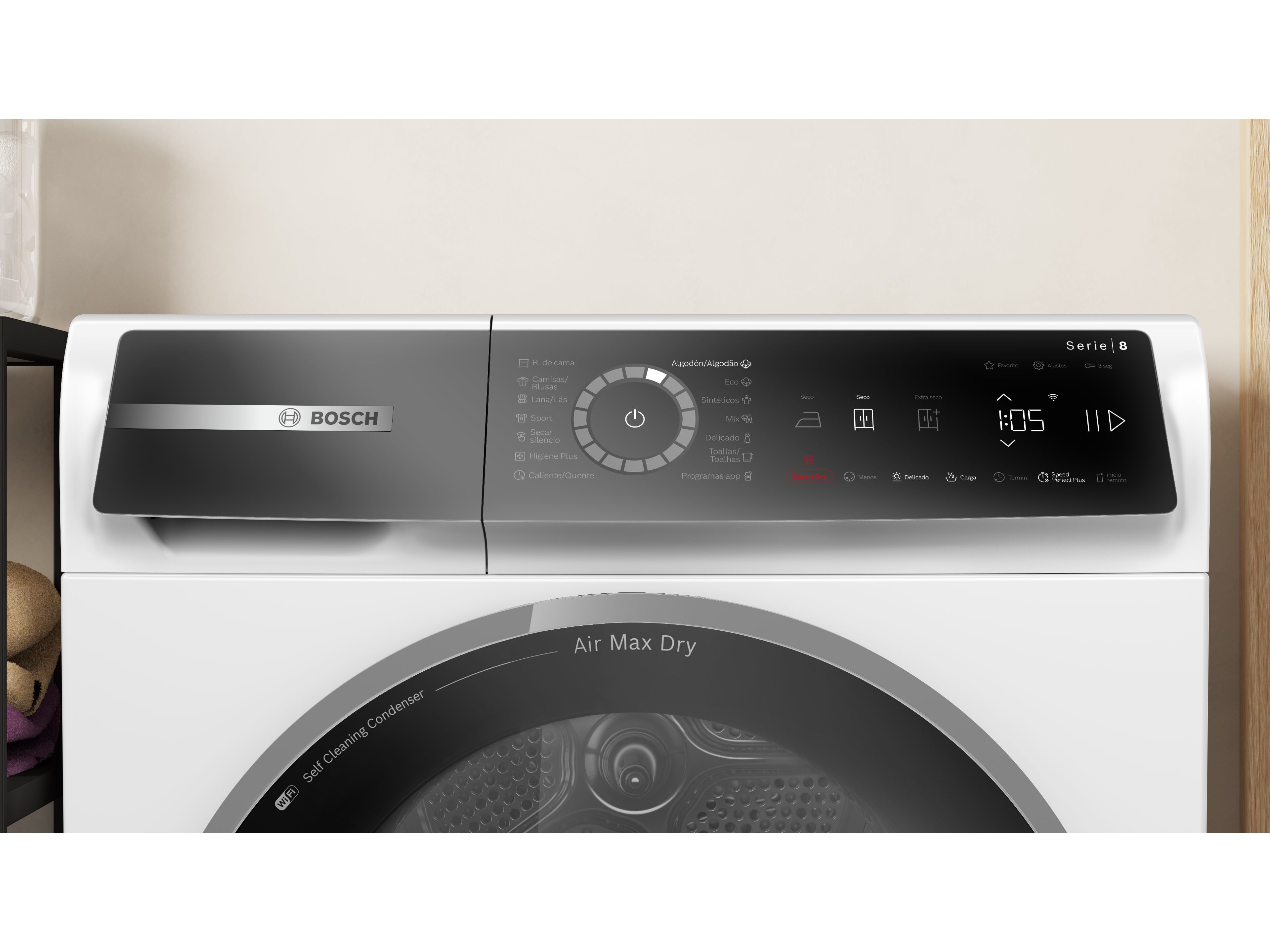 M&Aacute;QUINA SECAR ROUPA BOSCH WRB247D0ES BRANCO A 9KG BC image number 1