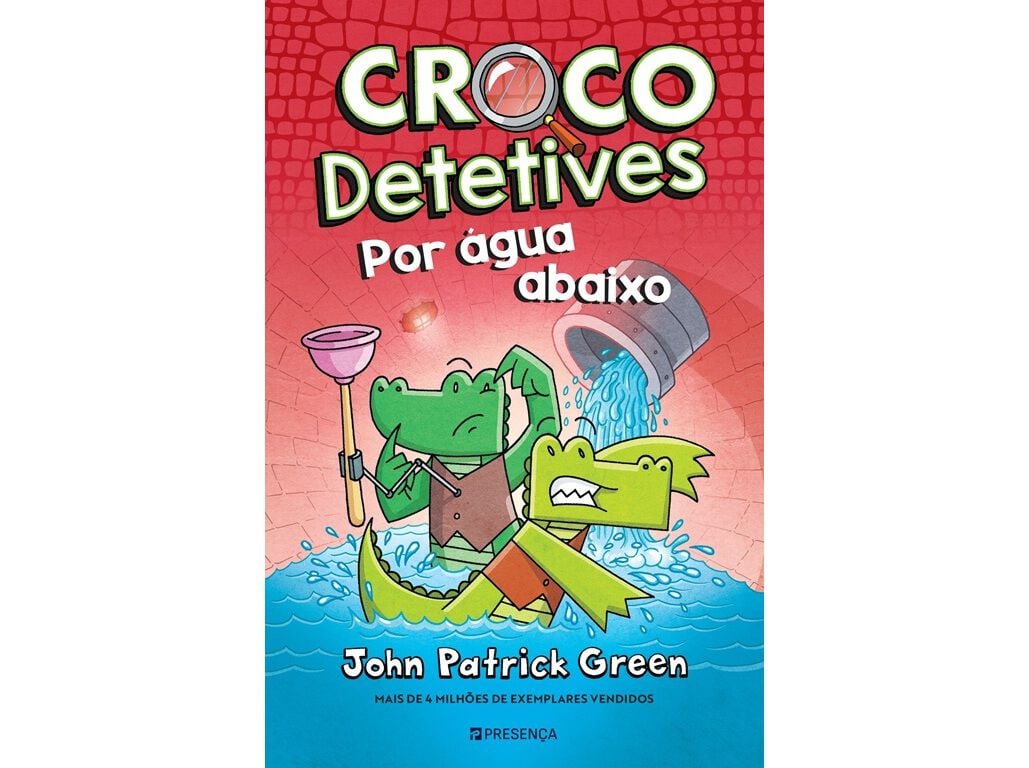 LIVRO CROCODETETIVES - POR &Aacute;GUA ABAIXO DE JOHN PATRICK GREEN image number 1