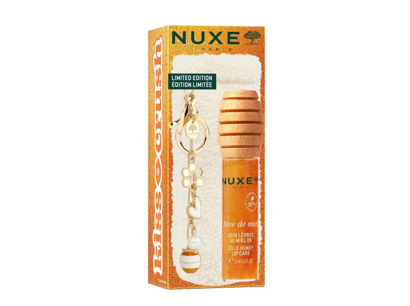 CUIDADO LABIAL NUXE R&Ecirc;VEDEMIEL OR BOLSA+CHARM 10ML image number 0