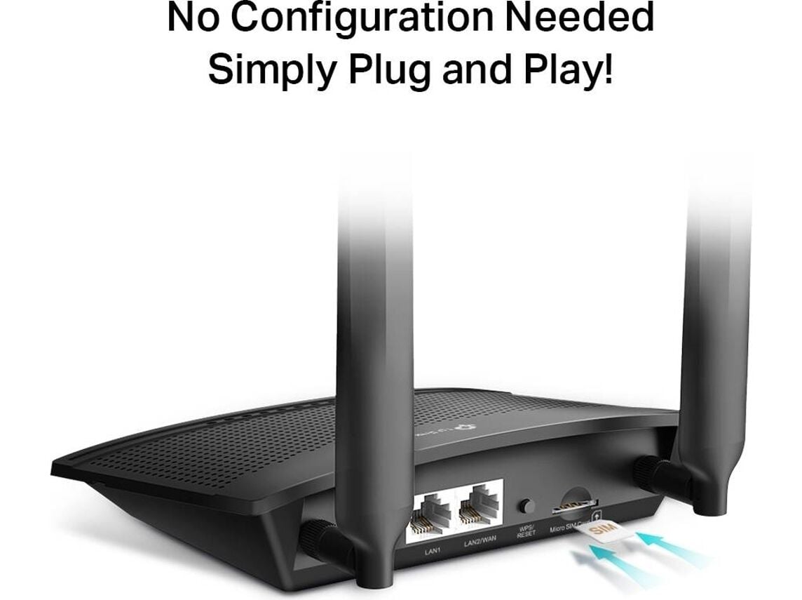 ROUTER TP-LINK WIRELESS N 4G LTE TL-MR100 image number 2