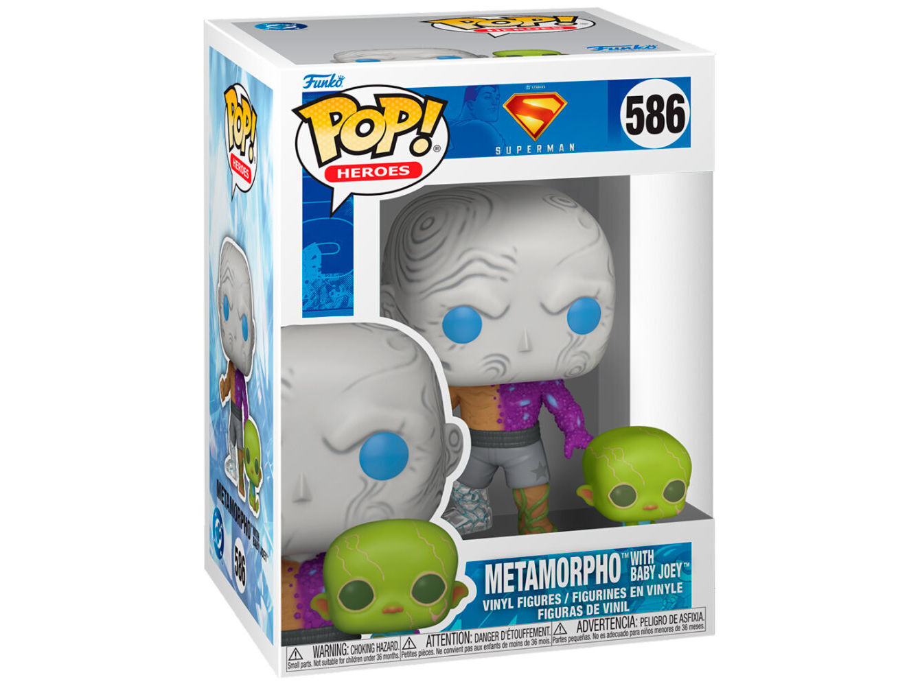 FIGURA FUNKO POP! POP&BUDDY:SUPERMAN 2025 S2 - METAMORPHO COM BABY JOEY
