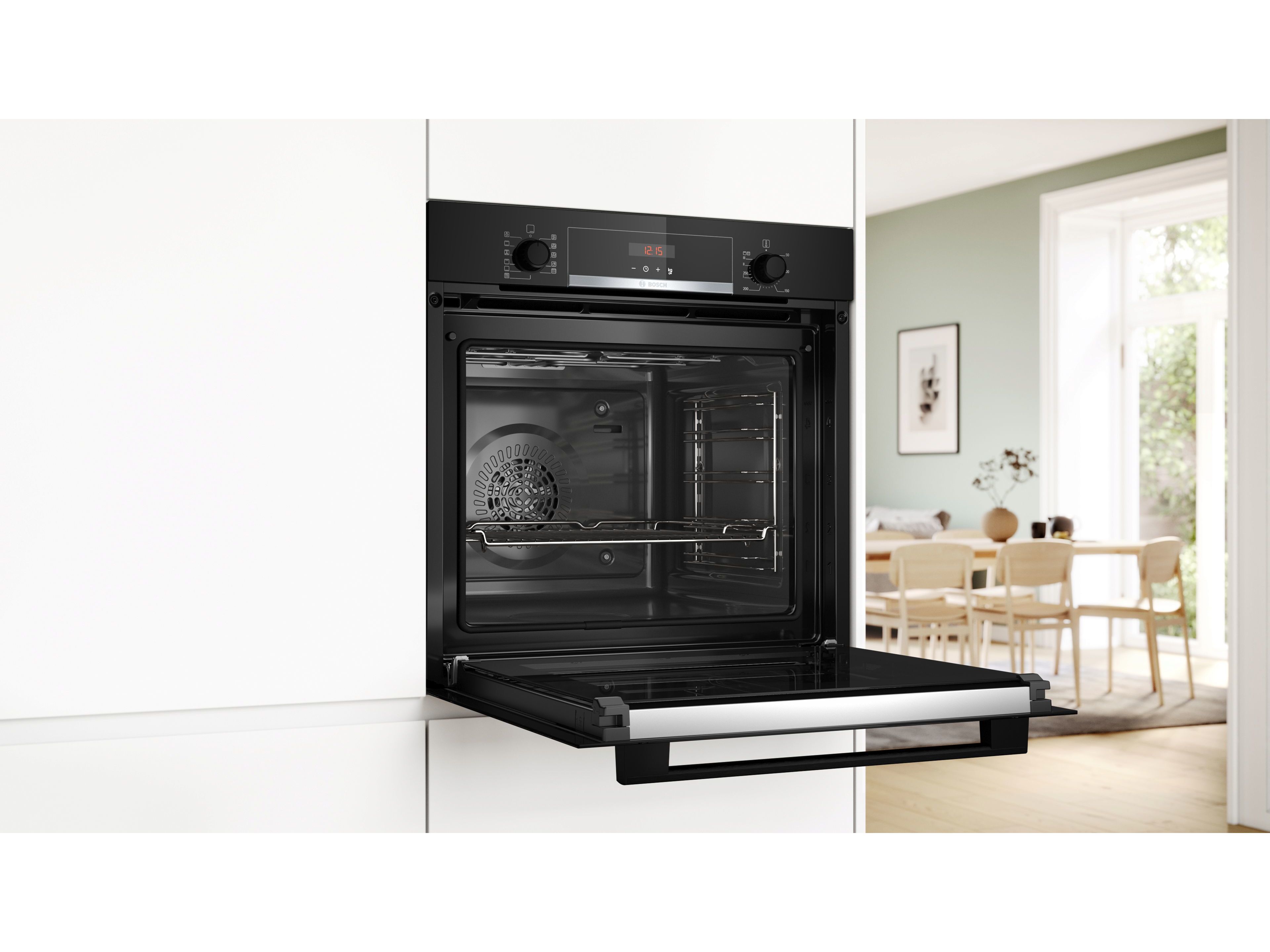 FORNO MULTIFUN&Ccedil;&Otilde;ES PIROLITICO BOSCH HBA574BB3 A+ 71L 3600W image number 4