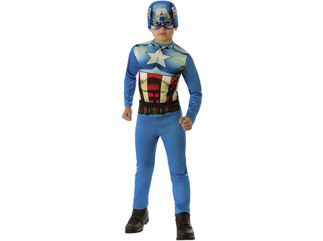 DISFARCE MARVEL CAPITAO AM&Eacute;RICA CRIAN&Ccedil;A 7/8 ANOS 128CM