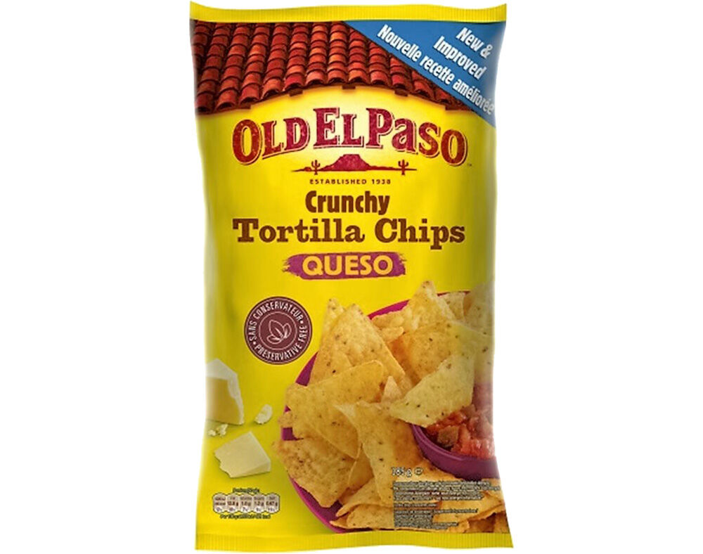 TORTILLA OLD EL PASO CHIPS QUEIJO 185G
