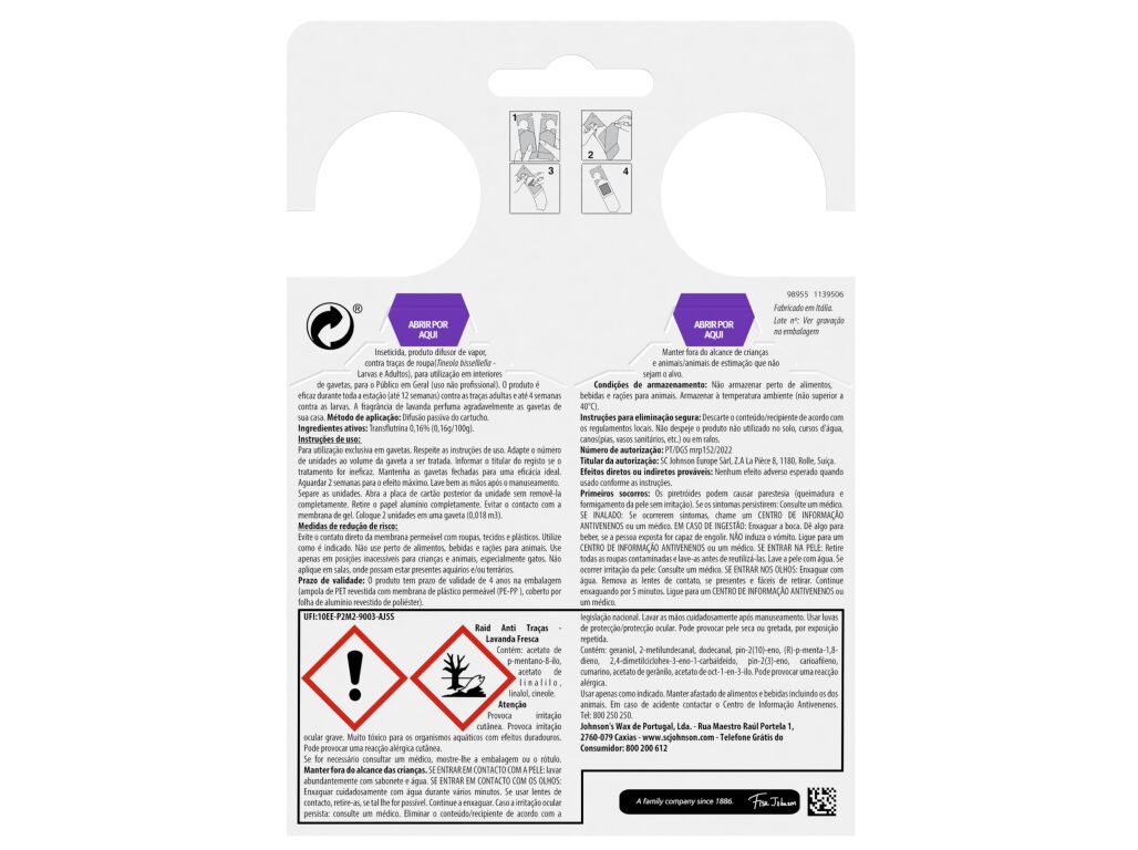 INSECTICIDA ANTI-TRA&Ccedil;A RAID GEL LAVANDA 2UN image number 2