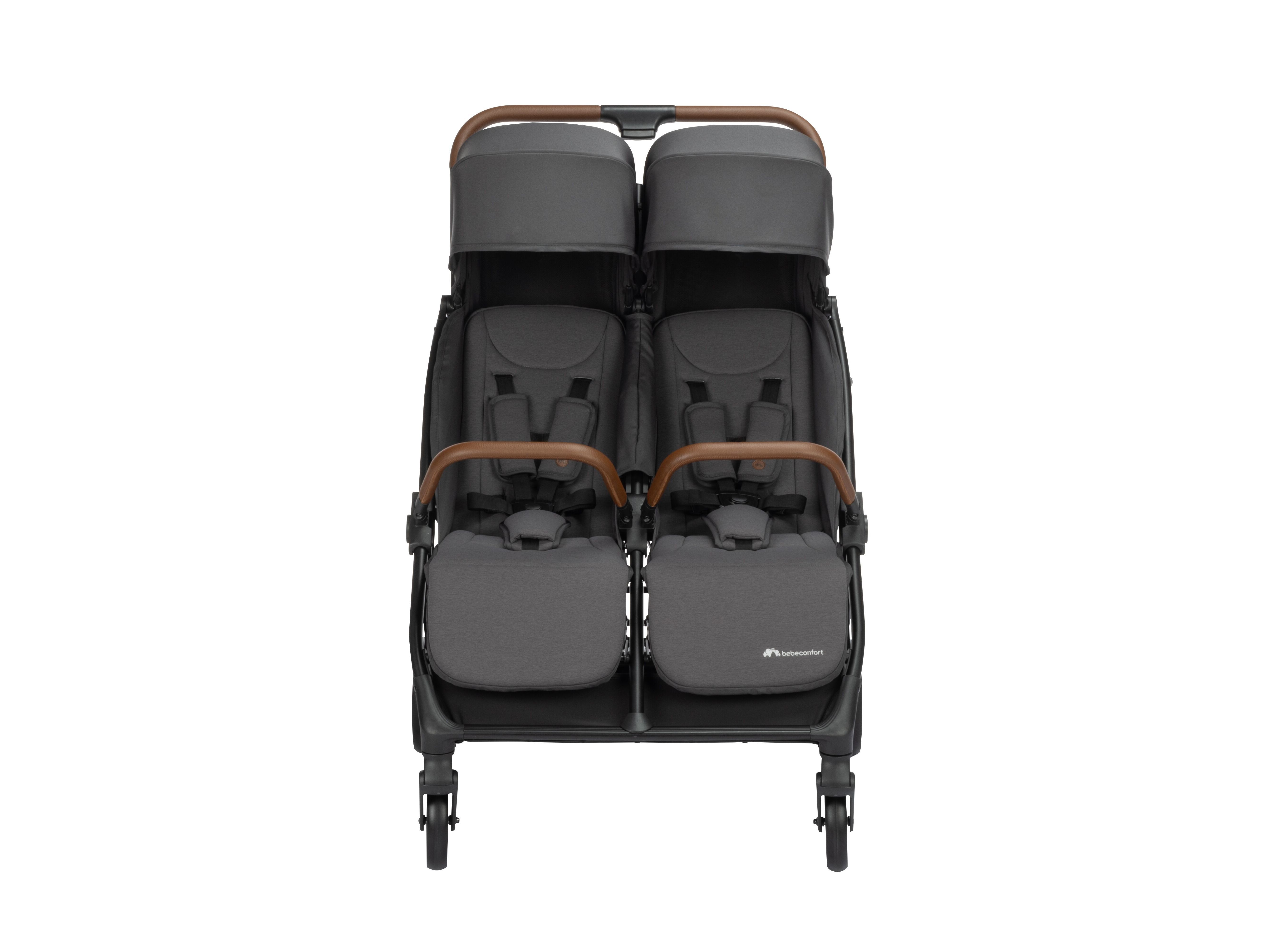 CARRINHO DE BEB&Eacute; PARA G&Eacute;MEOS B&Eacute;B&Eacute;CONFORT MANE MINERAL GRAPHITE