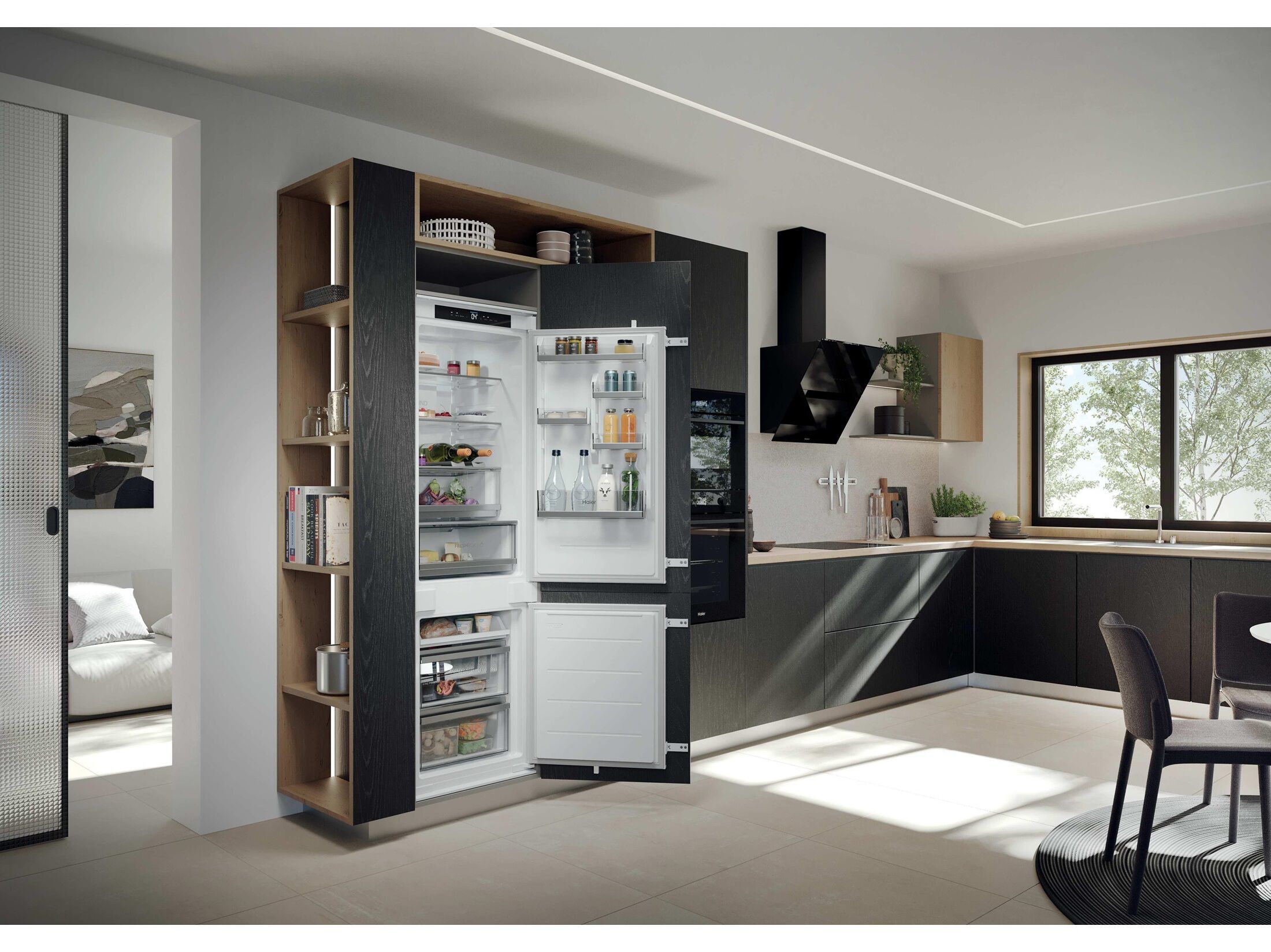 COMBINADO ENCASTRE HAIER HBQW5518E E 251L NF image number 9