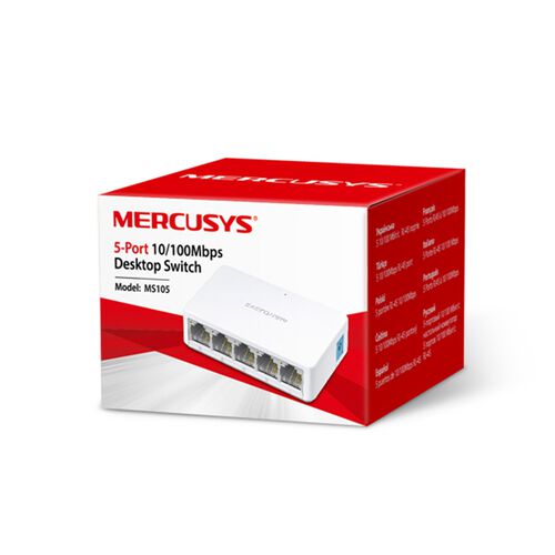 SWITCH MERCUSYS MS105 5 PORT 100MBPS image number 3