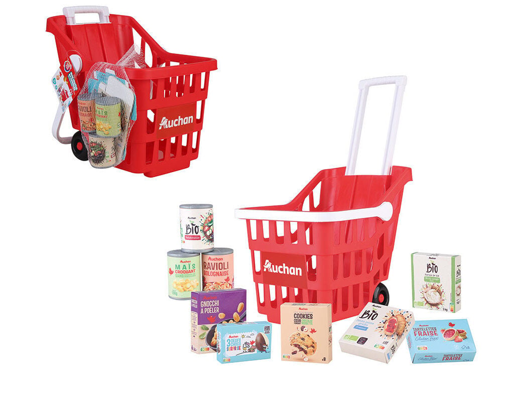 CARRINHO COMPRAS ONE TWO FUN SET 10 PE&Ccedil;AS