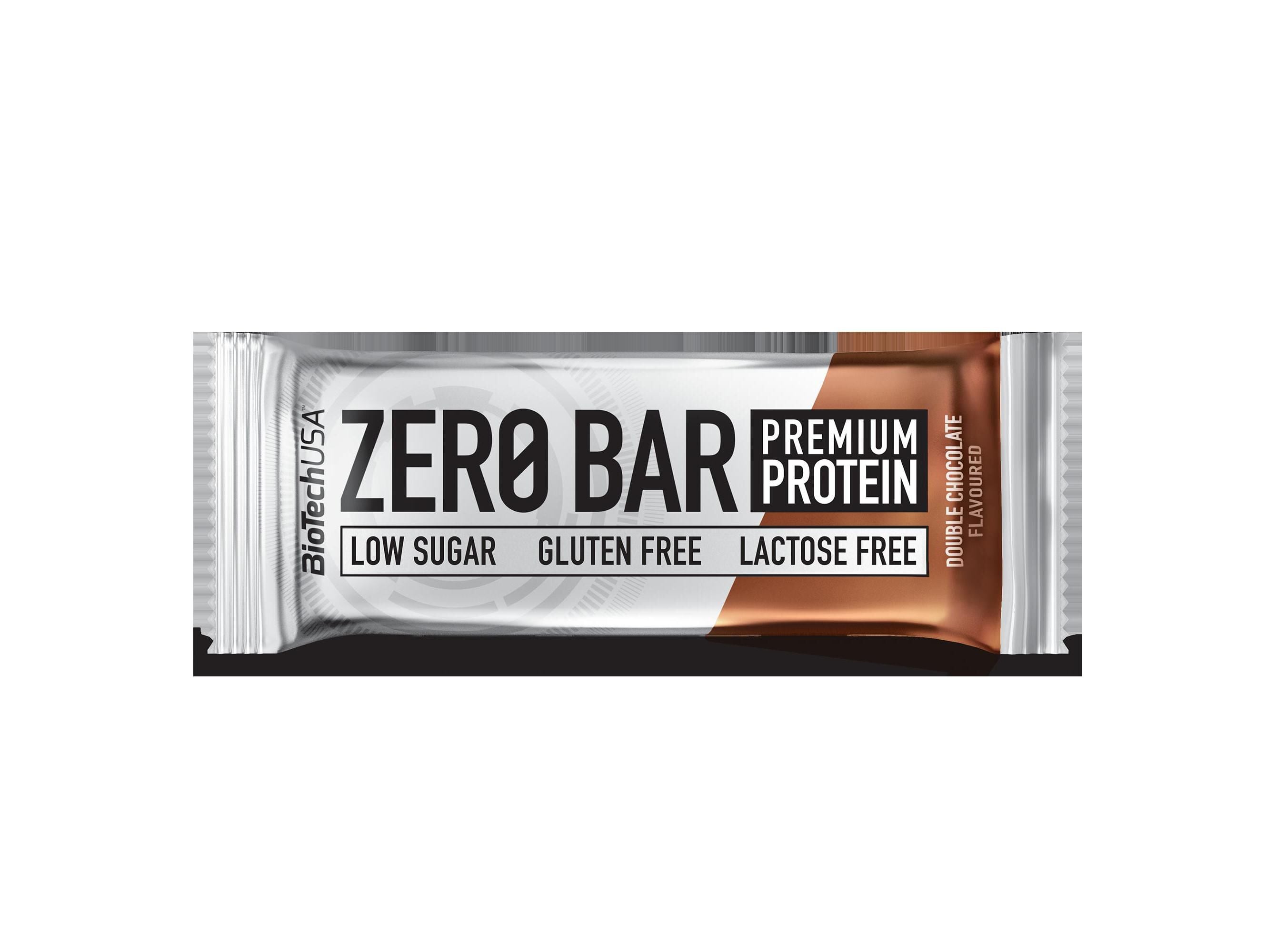 BARRA ZERO BIOTECH USA DOUBLE CHOCOLATE 50G image number 0