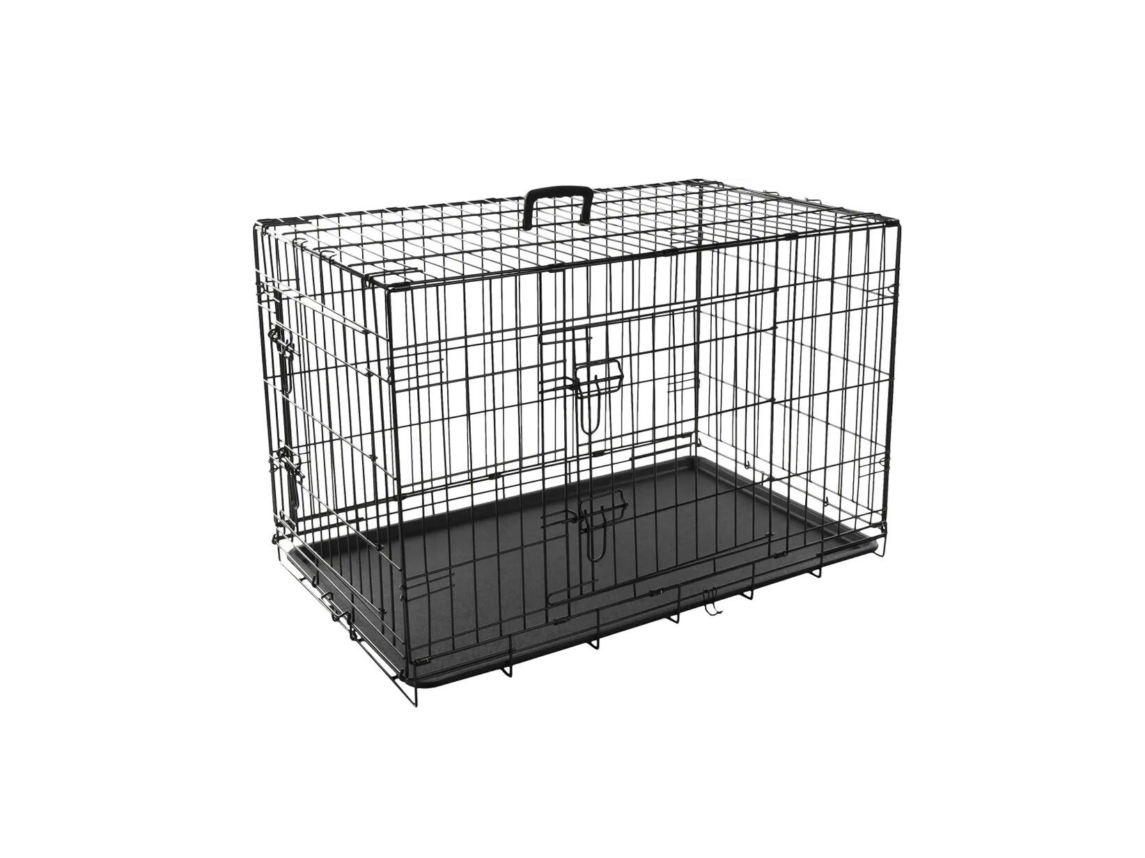 BOX 2 PORTAS PET+ PRETA 75X46X53CM