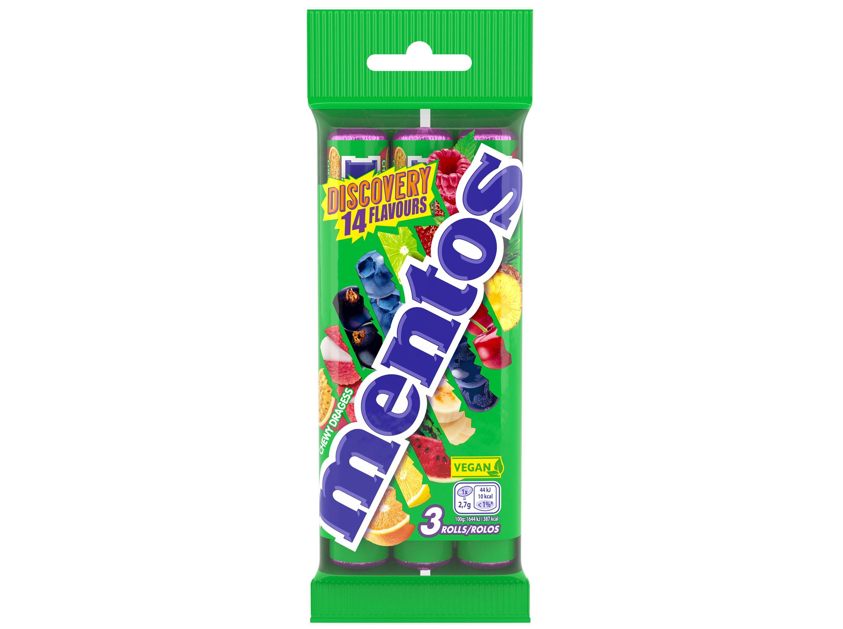 DROPS DE FRUTA MENTOS DISCOVERY 114GR image number 0