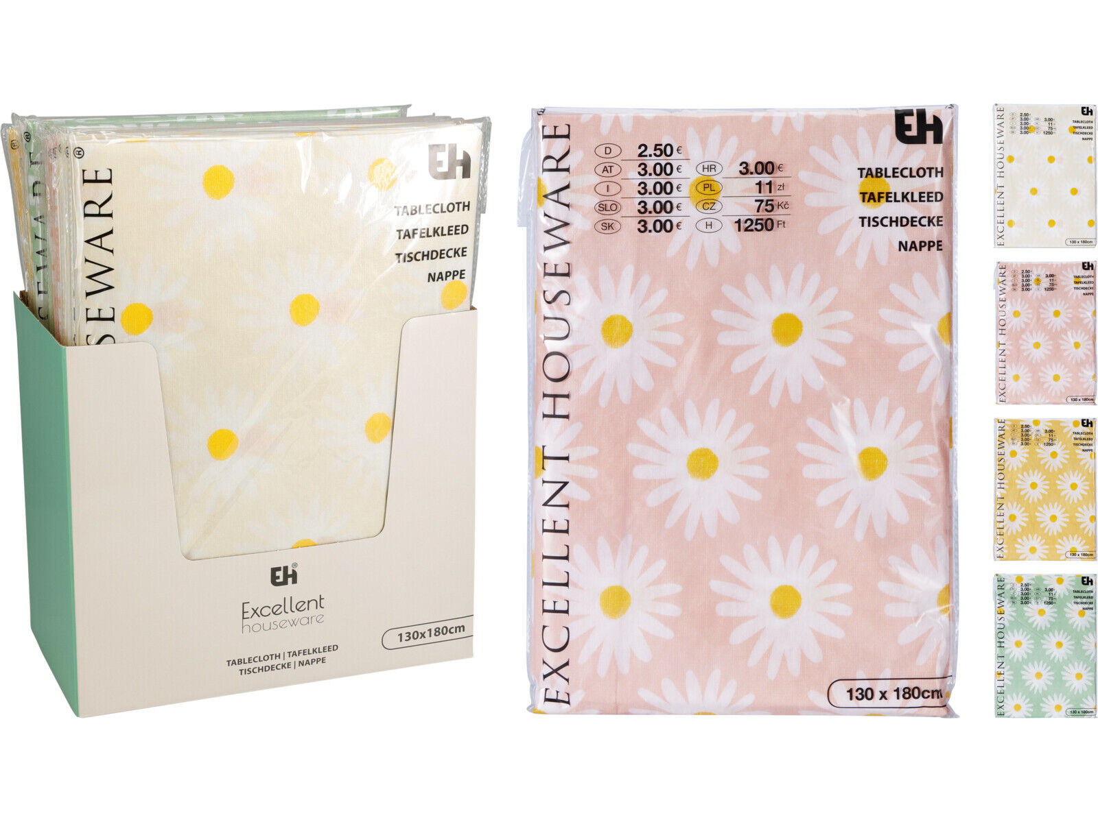 TOALHA MESA 130X180CM MODELOS SORTIDOS image number 1