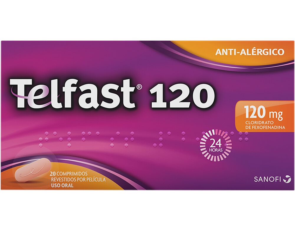 COMPRIMIDOS TELFAST 120MG 20UN