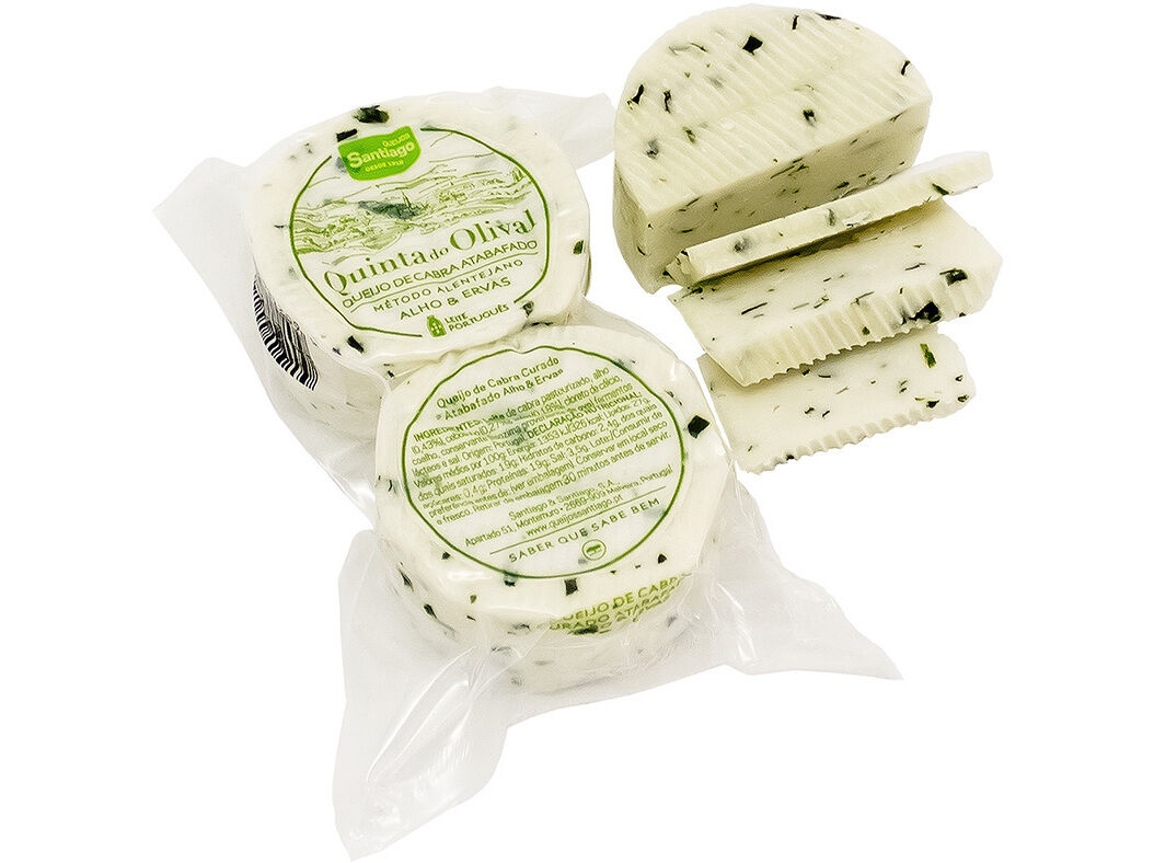 QUEIJO CABRA QUINTA OLIVAL ATABAFADO ALHO/ERVAS 2UN