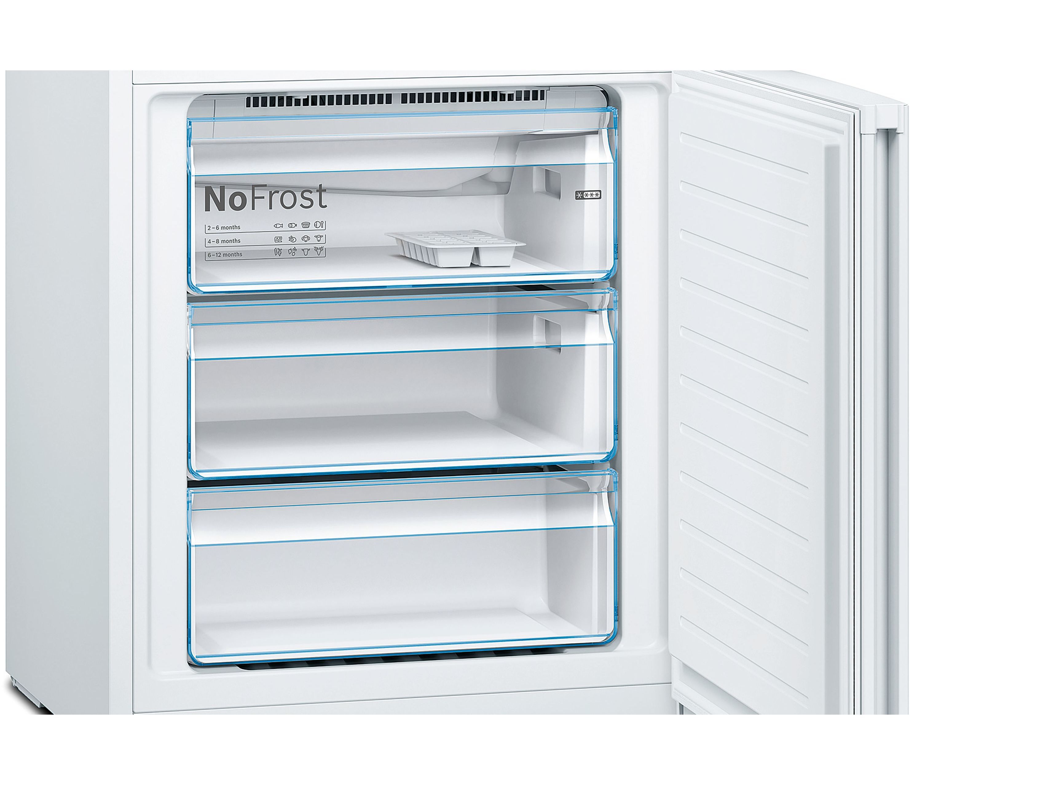 FRIGOR&Iacute;FICO COMBINADO BOSCH KGN493WDA (NO FROST D 203CM 438L BRANCO) image number 1
