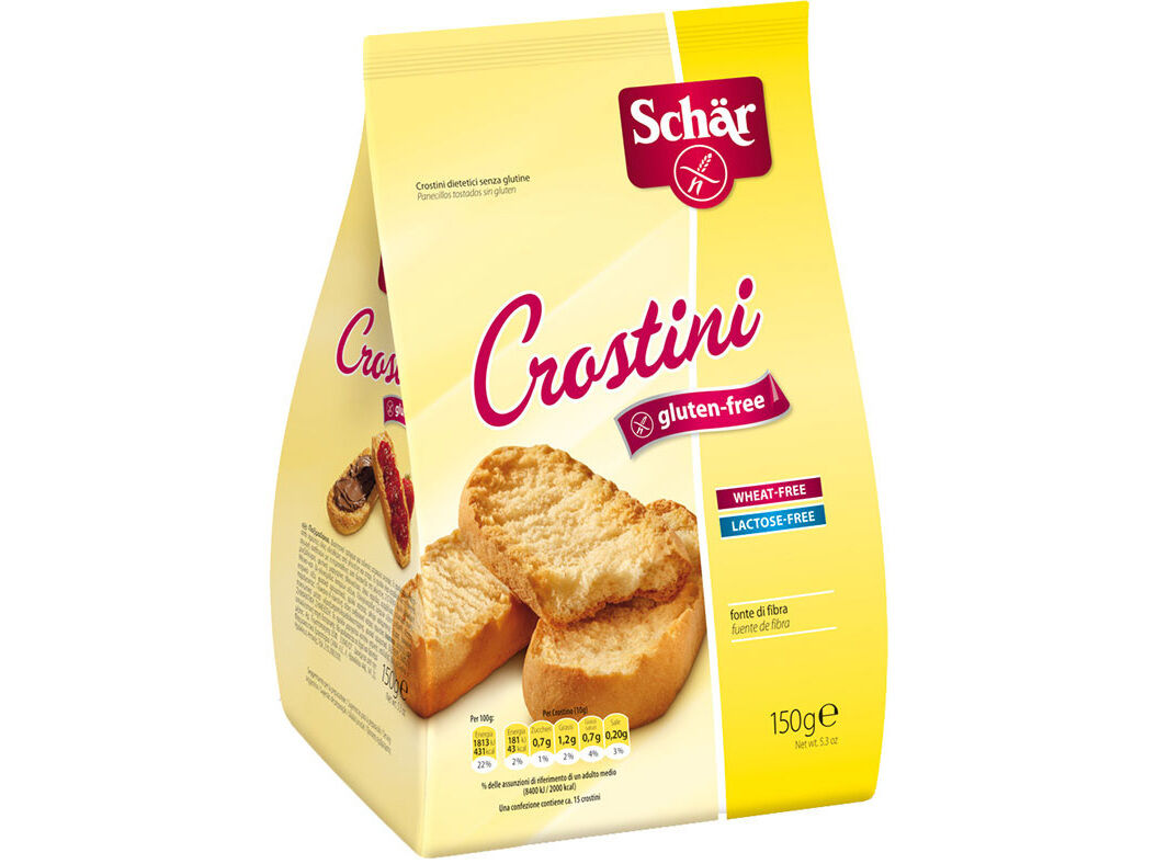 TOSTAS SCHAR CROSTINI SEM GL&Uacute;TEN 150G image number 0