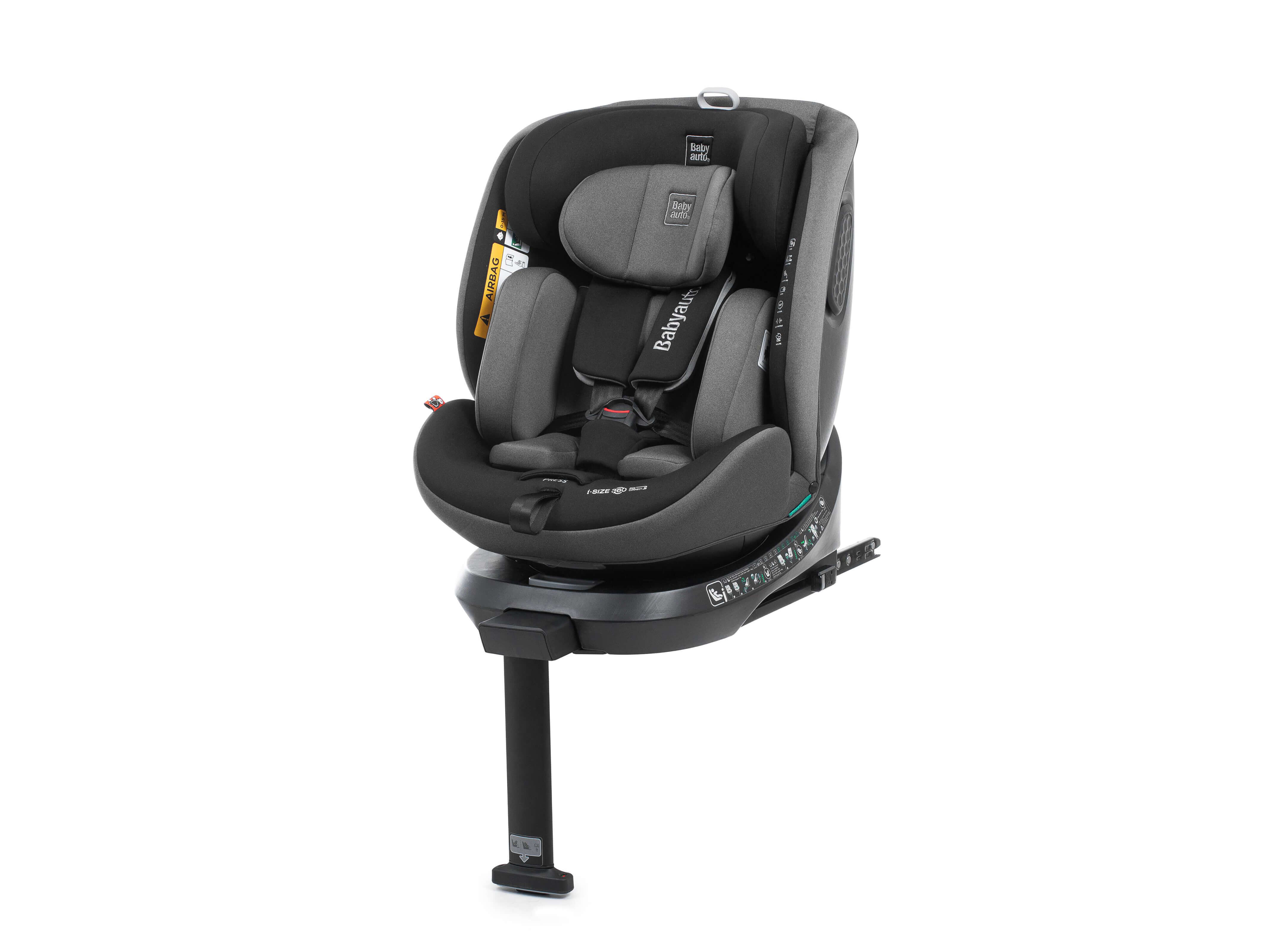 CADEIRA AUTO I-SIZE BABYAUTO 40-150CM ISOFIX ROTATIVA
