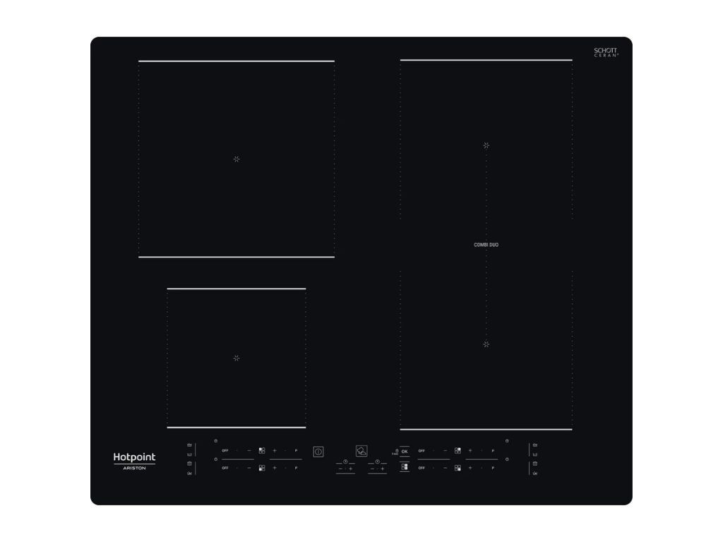 PLACA DE INDU&Ccedil;&Atilde;O HOTPOINT HB 4860B NE PRETA 60 CM image number 0