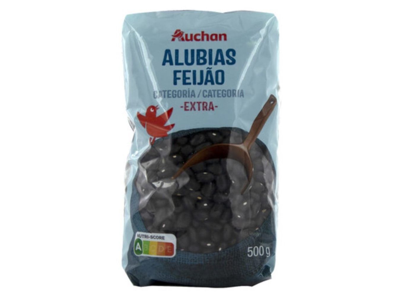 FEIJ&Atilde;O AUCHAN PRETO SECO 500G image number 0