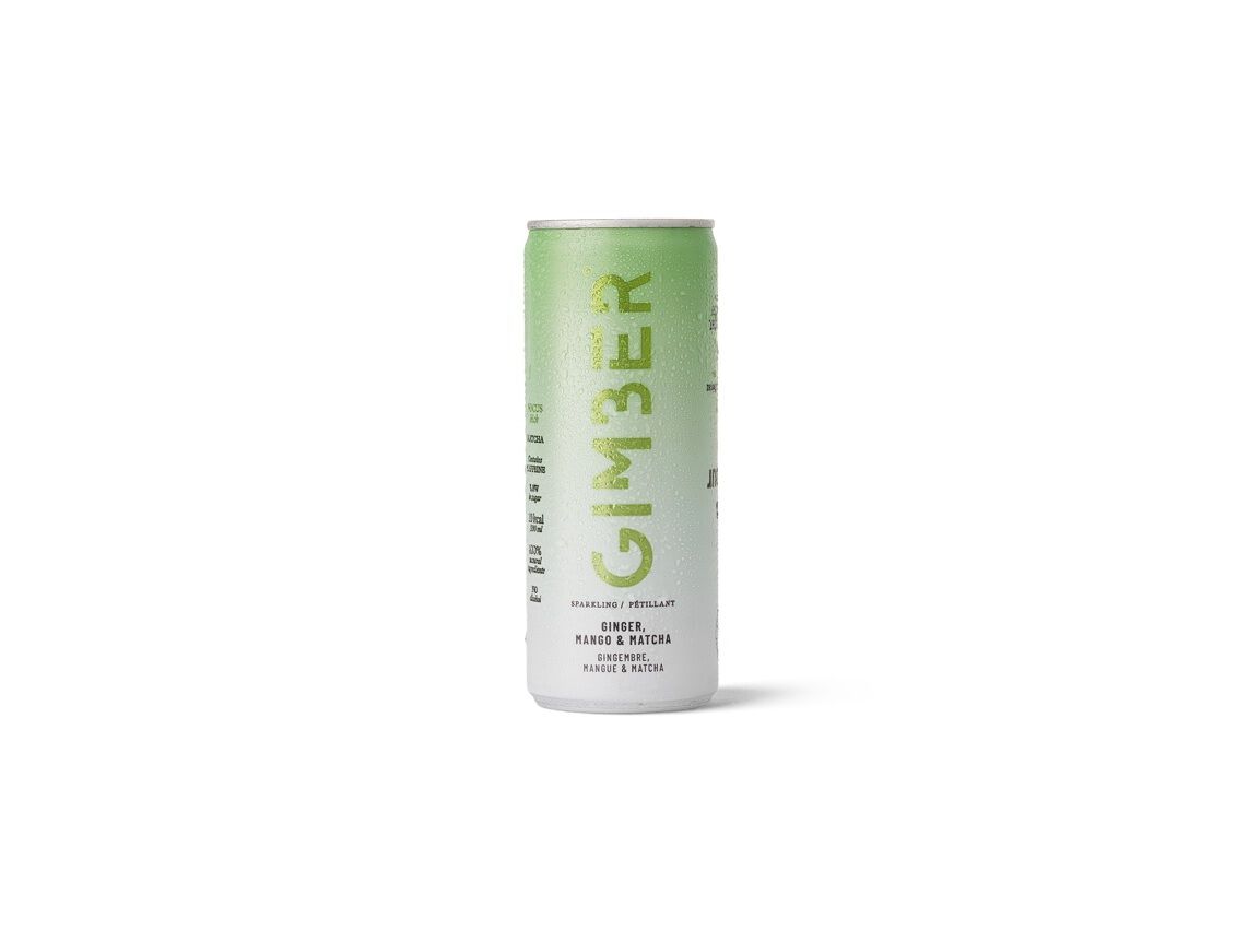 BEBIDA GASEIFICADA GIMBER MANGA & MATCHA 250ML