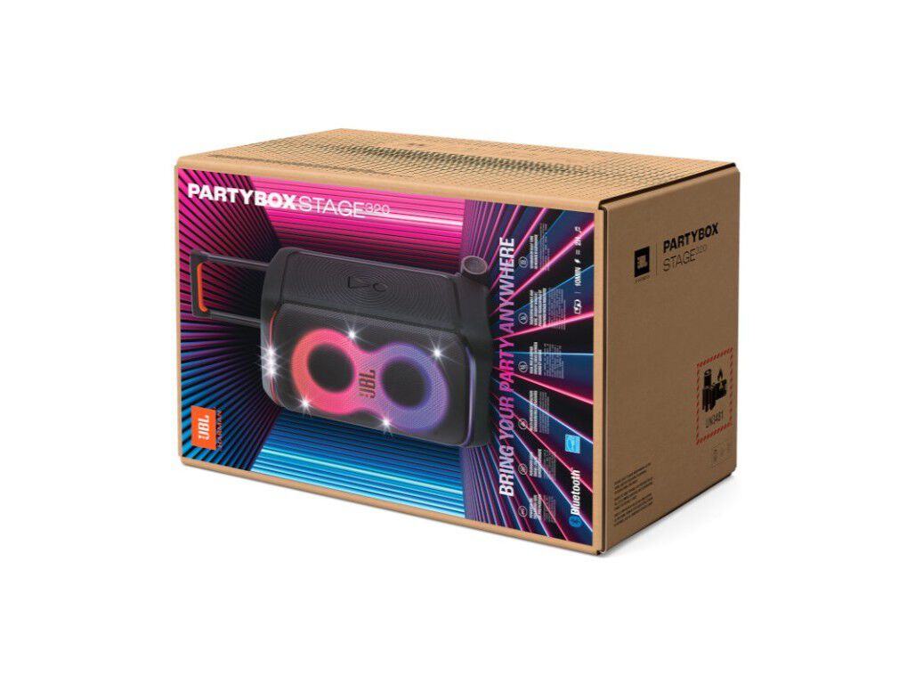 COLUNA ALTA POT&Ecirc;NCIA JBL PARTYBOX STAGE 320 240W AUT 18H image number 20