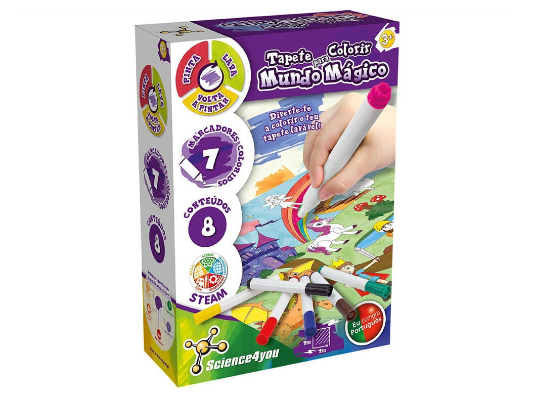 TAPETE COLORIR SCIENCE4YOU MUNDO MAGIC