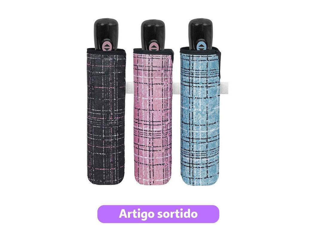 GUARDA-CHUVA SENHORA CURTO PERLETTI CORES SORTIDAS