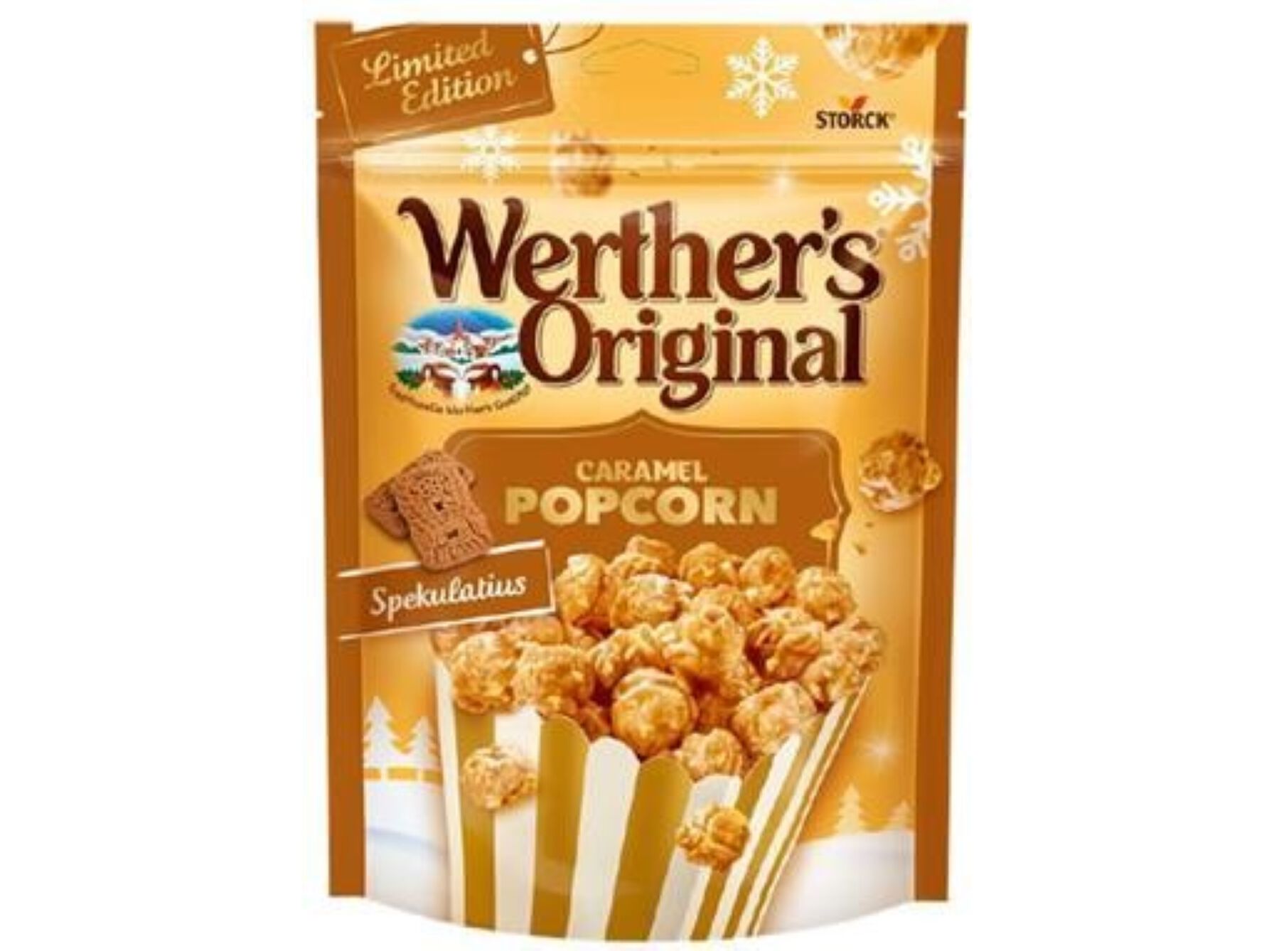 PIPOCAS WERTHER'S CARAMELO & SPECULOOS 140G