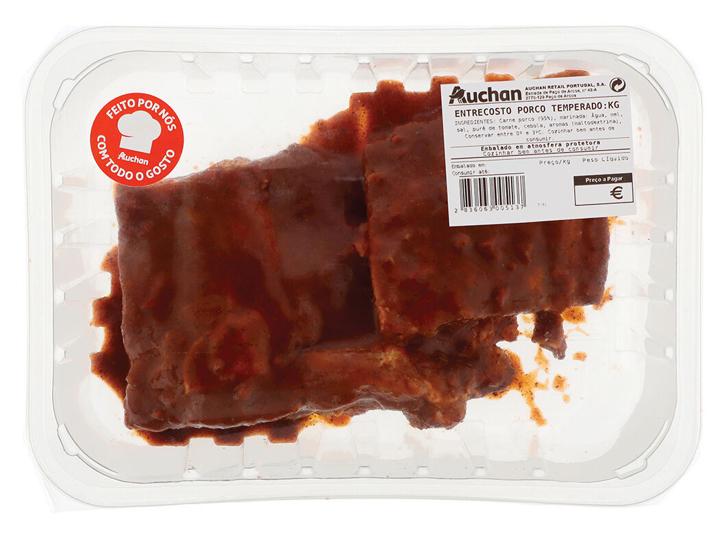 ENTRECOSTO PORCO TEMPERADO KG image number 0