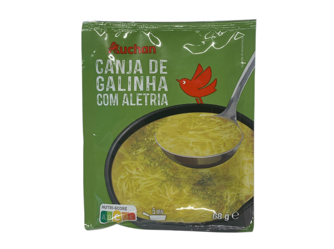 CANJA DE GALINHA AUCHAN C/ALETRIA 68G