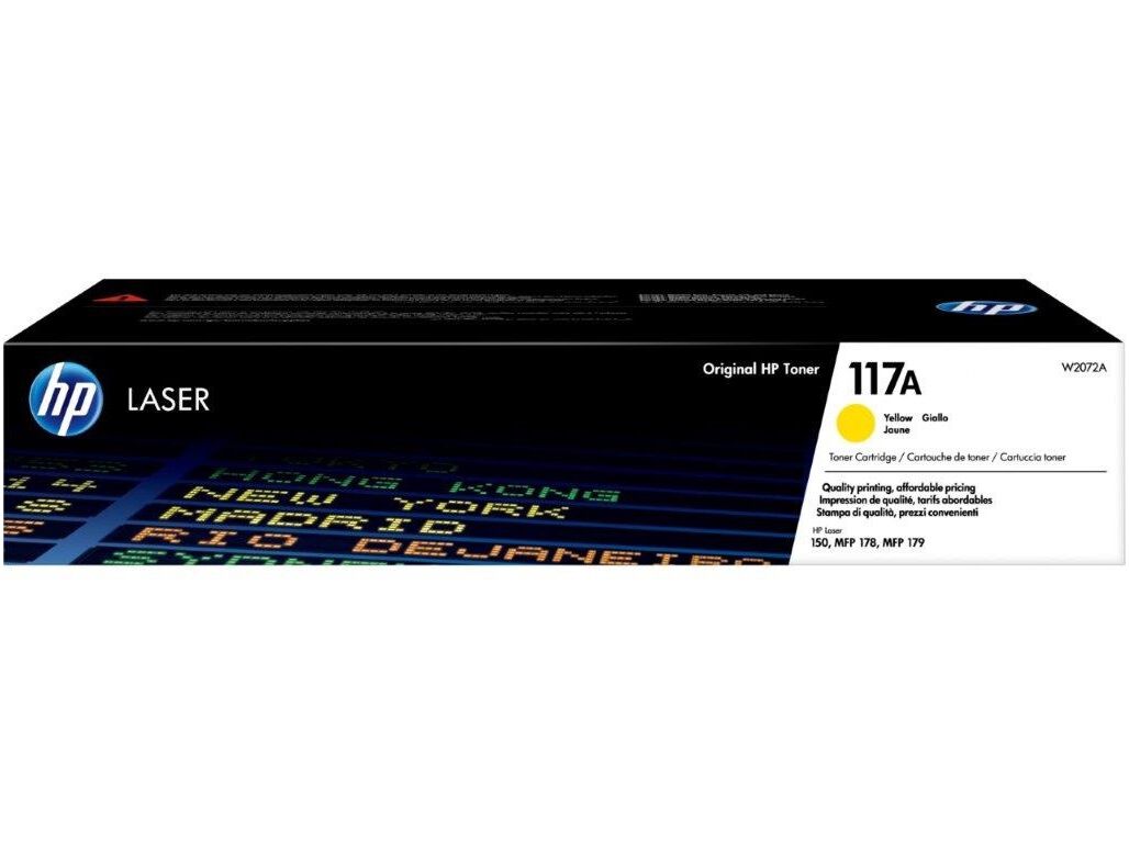 TONER ORIGINAL HP 117A AMARELO LASER image number 0